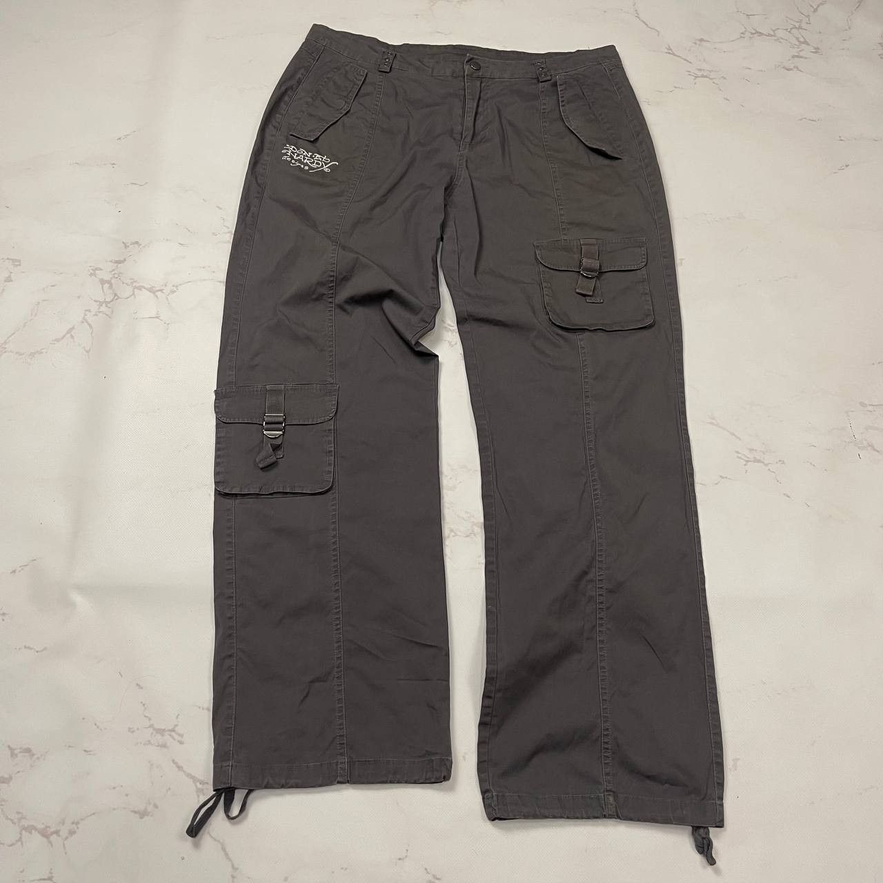 Ed Hardy Ed Hardy Urban Outfitters Y2K 90s Style Grey Cargo Size XL Size US 36 / EU 52 - 8 Thumbnail