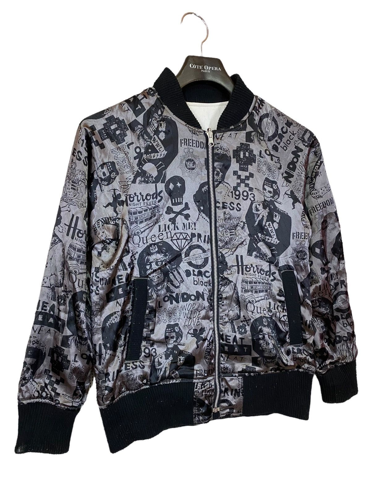 If Six Was Nine × Japanese Brand × Seditionaries World wide love bomber jacket fullprint reversible Size US S / EU 44-46 / 1 - 5 Thumbnail