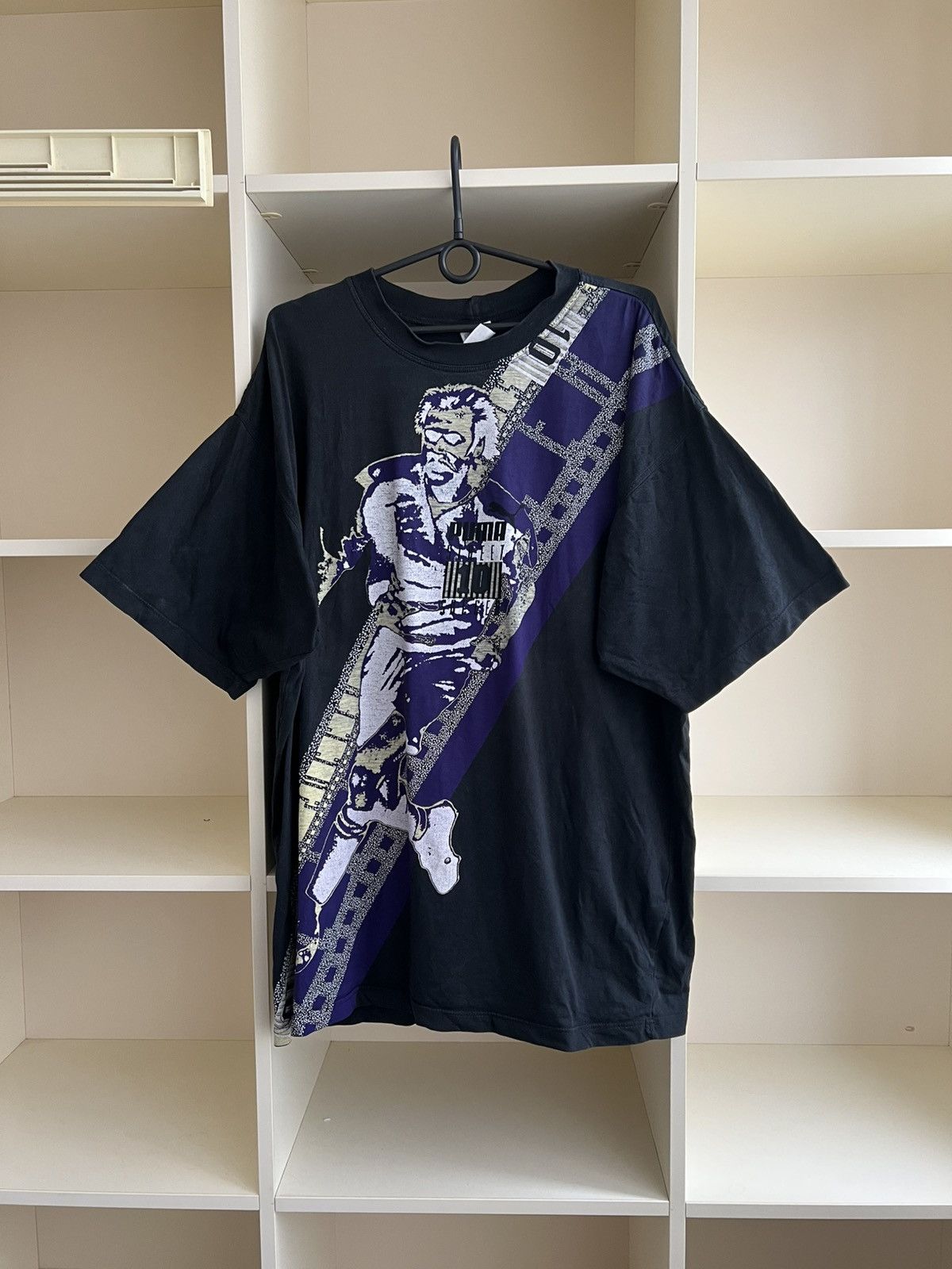Puma Vintage 1990s Puma Tee T-Shirt Retro Size US XL / EU 56 / 4 - 2 Thumbnail