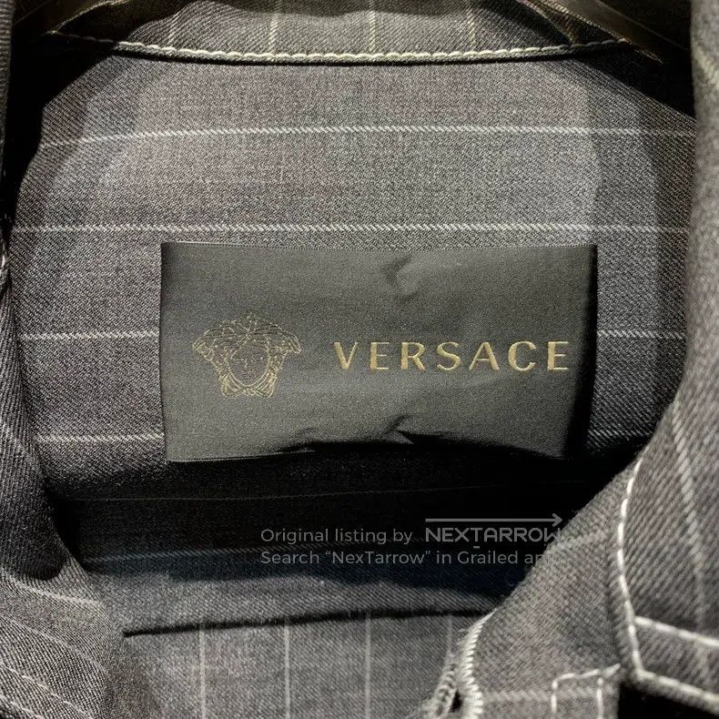 Versace Versace Vertical striped cargo jacket jacket Size US S / EU 44-46 / 1 - 2 Thumbnail