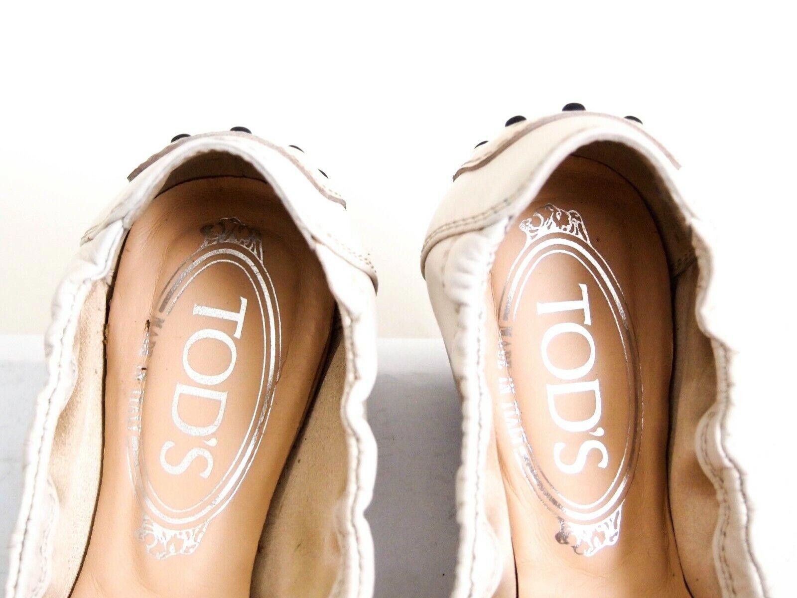 Tod's Tod's Ballet Flats Ivory Patent Leather EU 35.5 US 5.5 Size US 5.5 / IT 35.5 - 6 Thumbnail