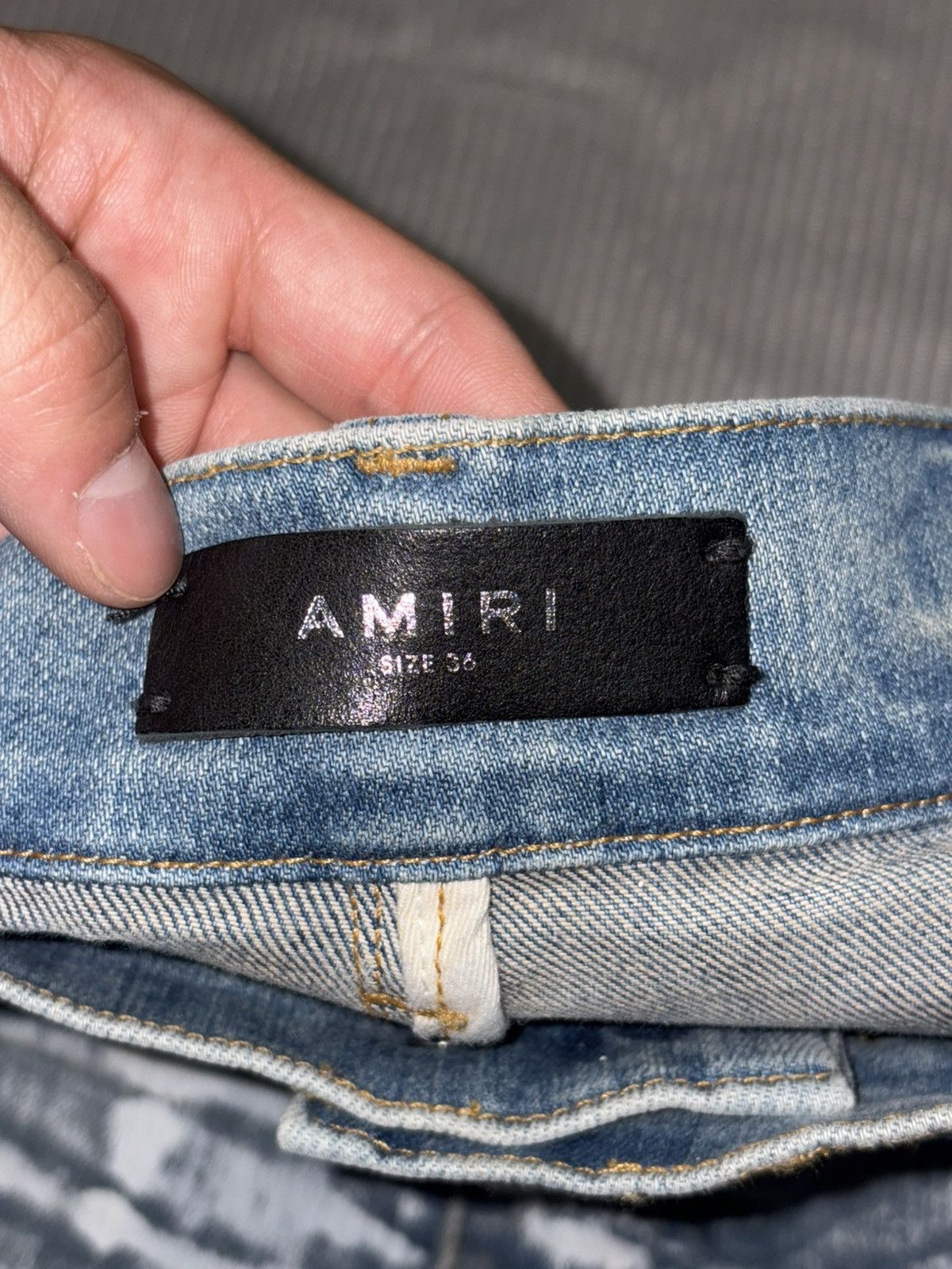 Amiri × Wes Lang 36 Amiri Wes Lang Sketch Jeans Painted graphic logo skeleton Size US 36 / EU 52 - 7 Thumbnail