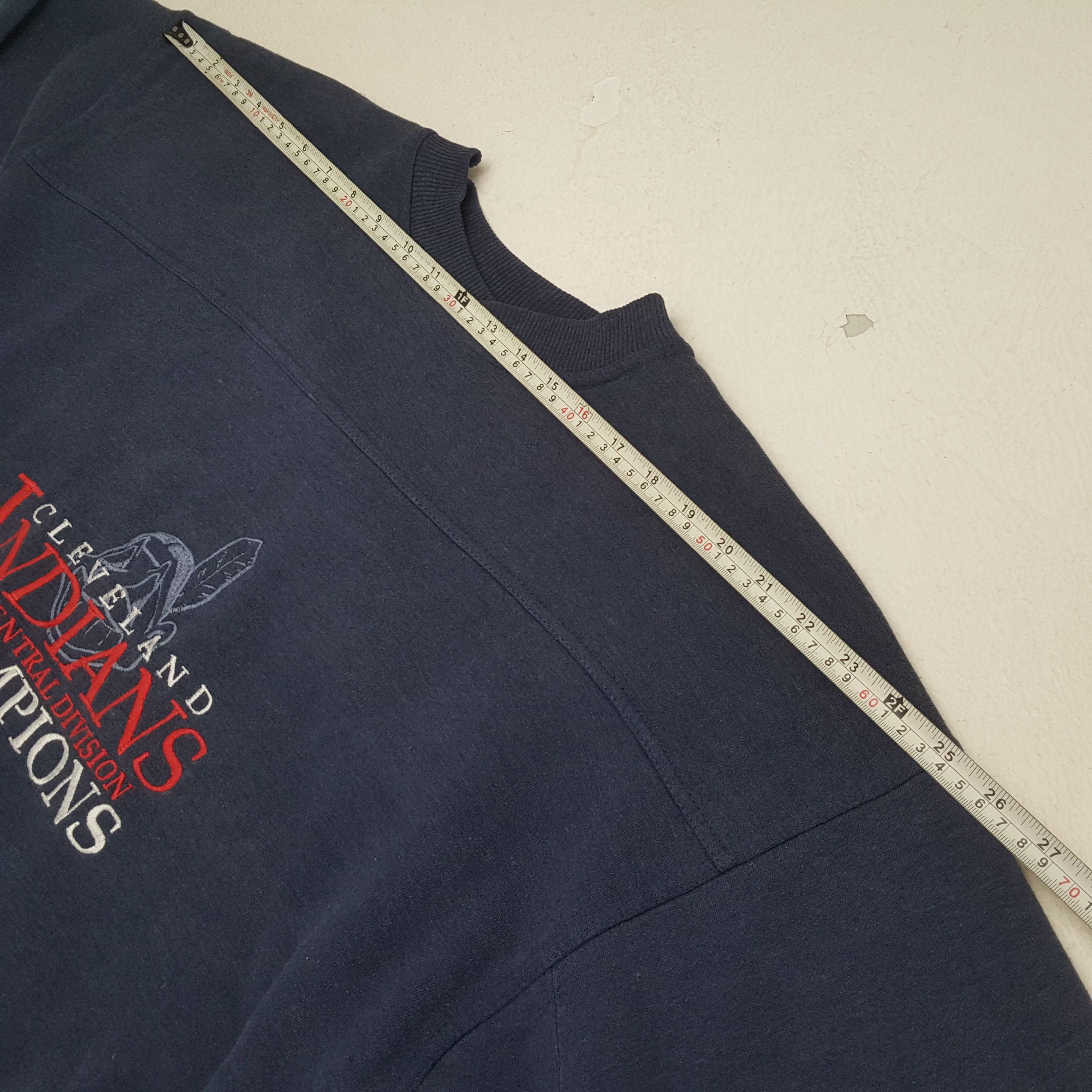 MLB × Vintage CLEVELAND INDIANS MLB Baseball Team Sweatshirt Size US L / EU 52-54 / 3 - 4 Thumbnail
