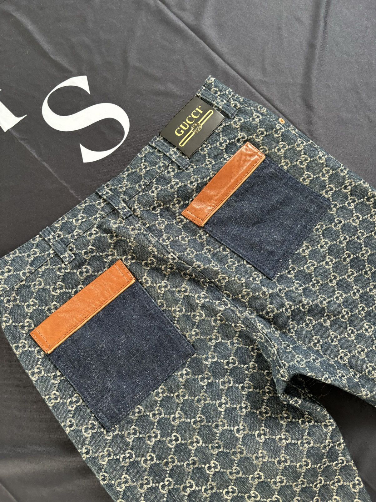 Gucci Gucci GG Jacquared Denim Jeans Size US 34 / EU 50 - 9 Thumbnail