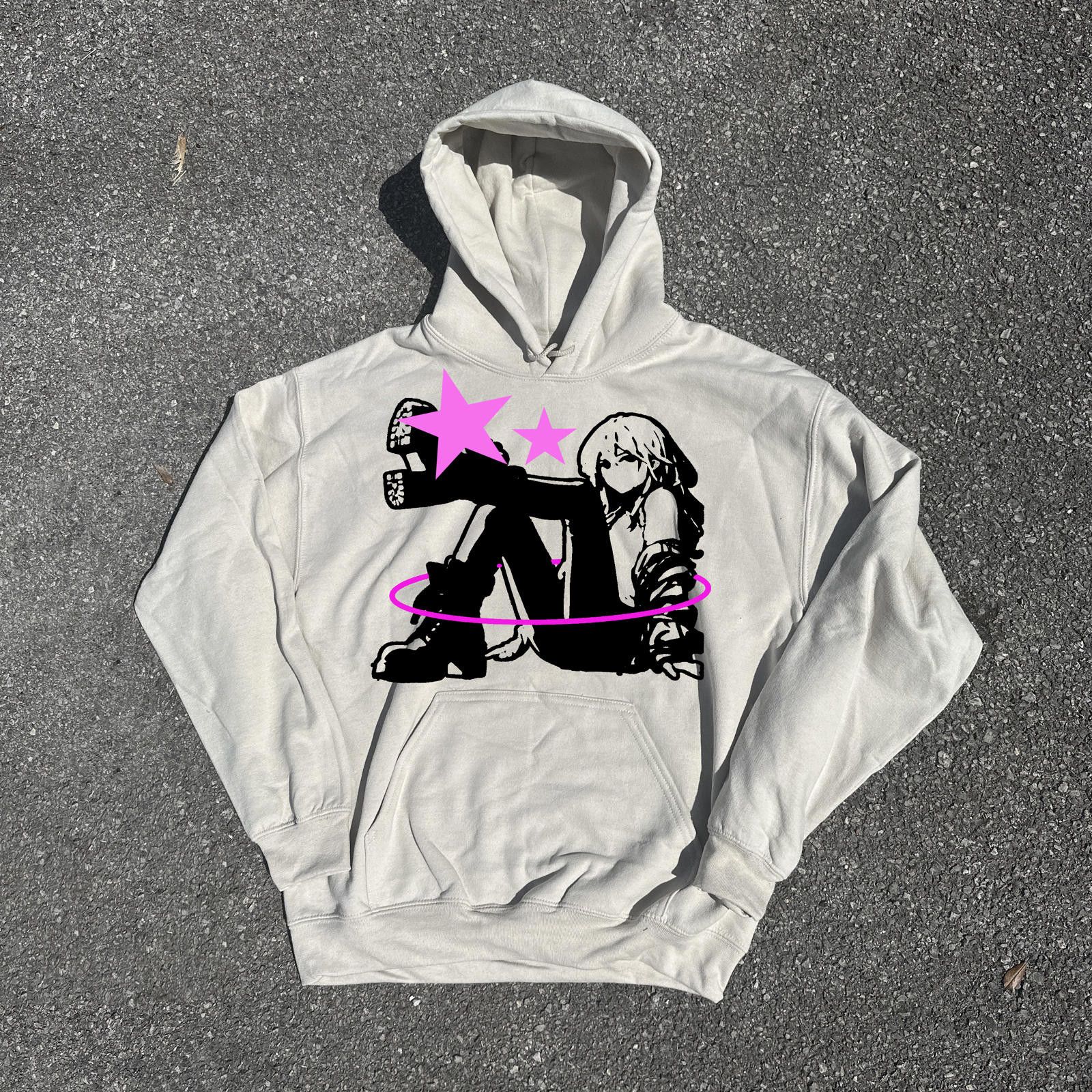 image of Muse Hoodie Sand / Pink M, Men's (Size Medium)