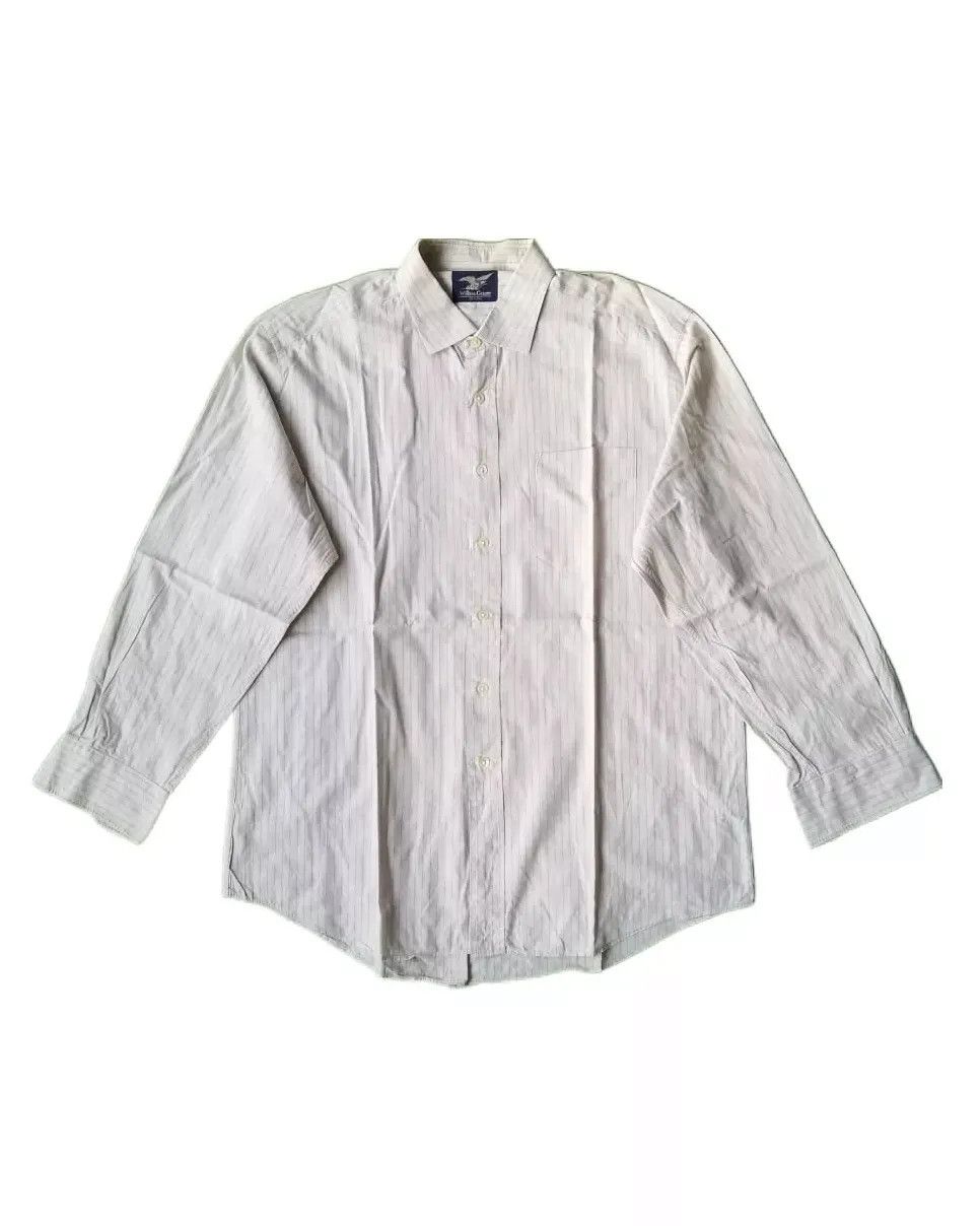 Willis & Geiger Vintage 90s Willis & Geiger Japan Striped Heritage Shirt Size US L / EU 52-54 / 3 - 1 Thumbnail
