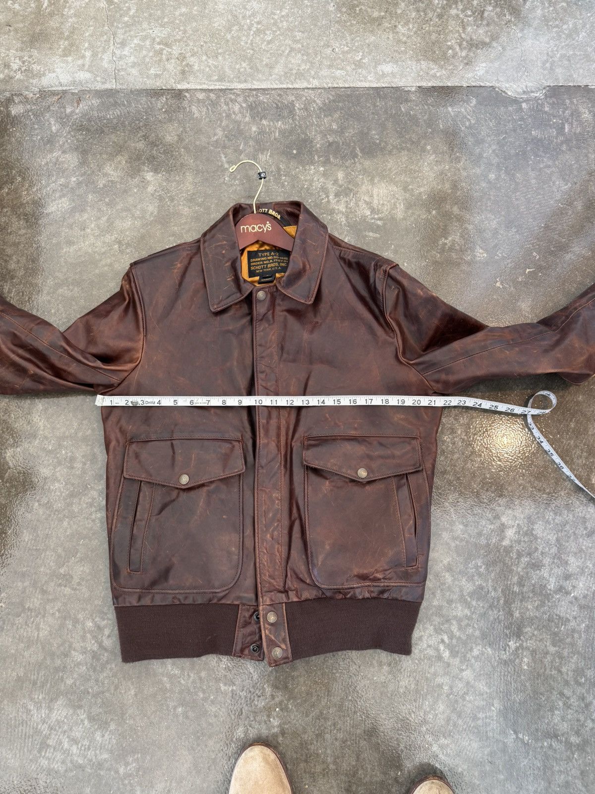 Schott Like new Schott Bomber Leather Jacket Size US M / EU 48-50 / 2 - 12 Thumbnail