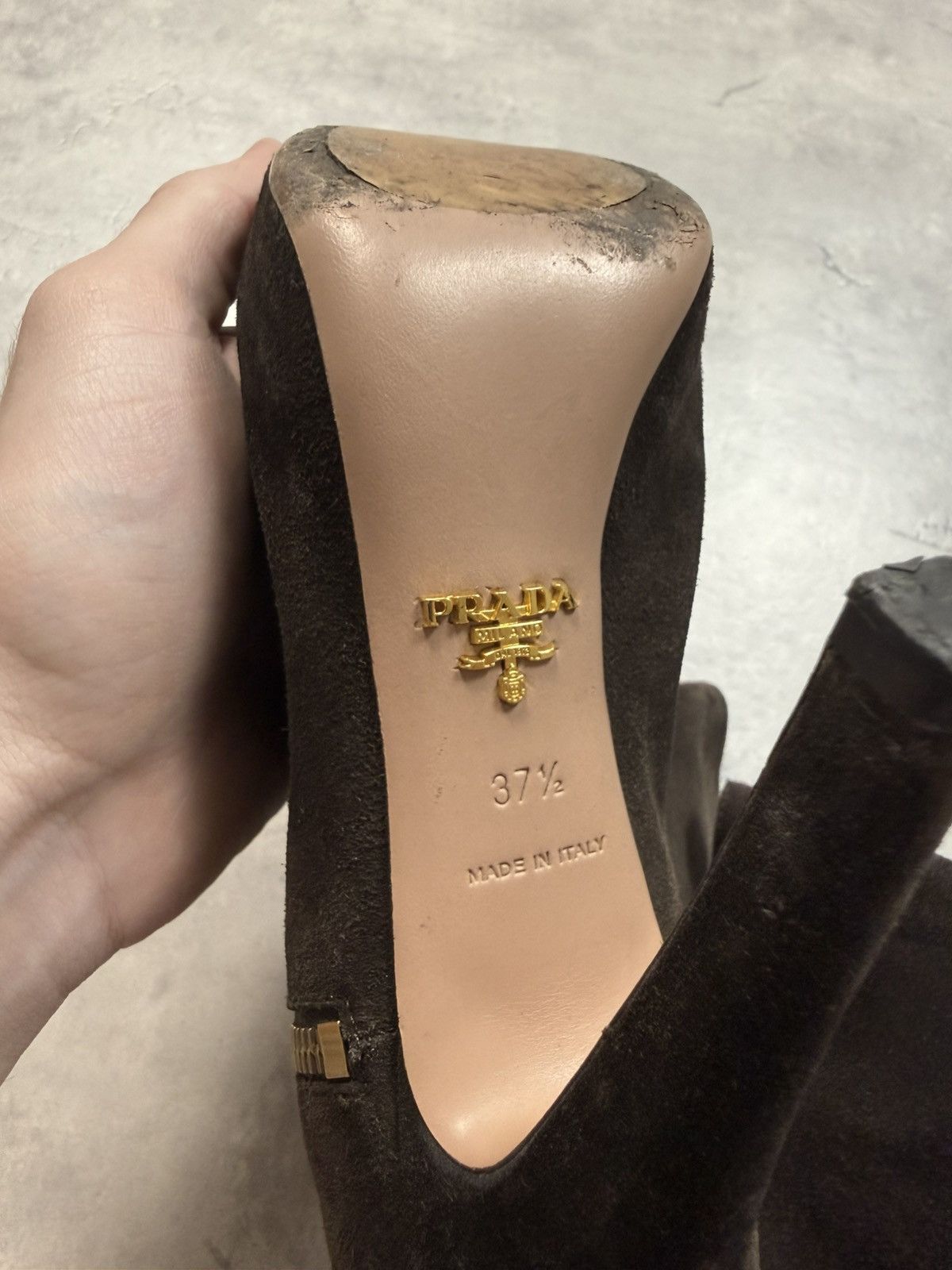 Prada Prada Luxury Heels Size US 7.5 / IT 37.5 - 13 Thumbnail