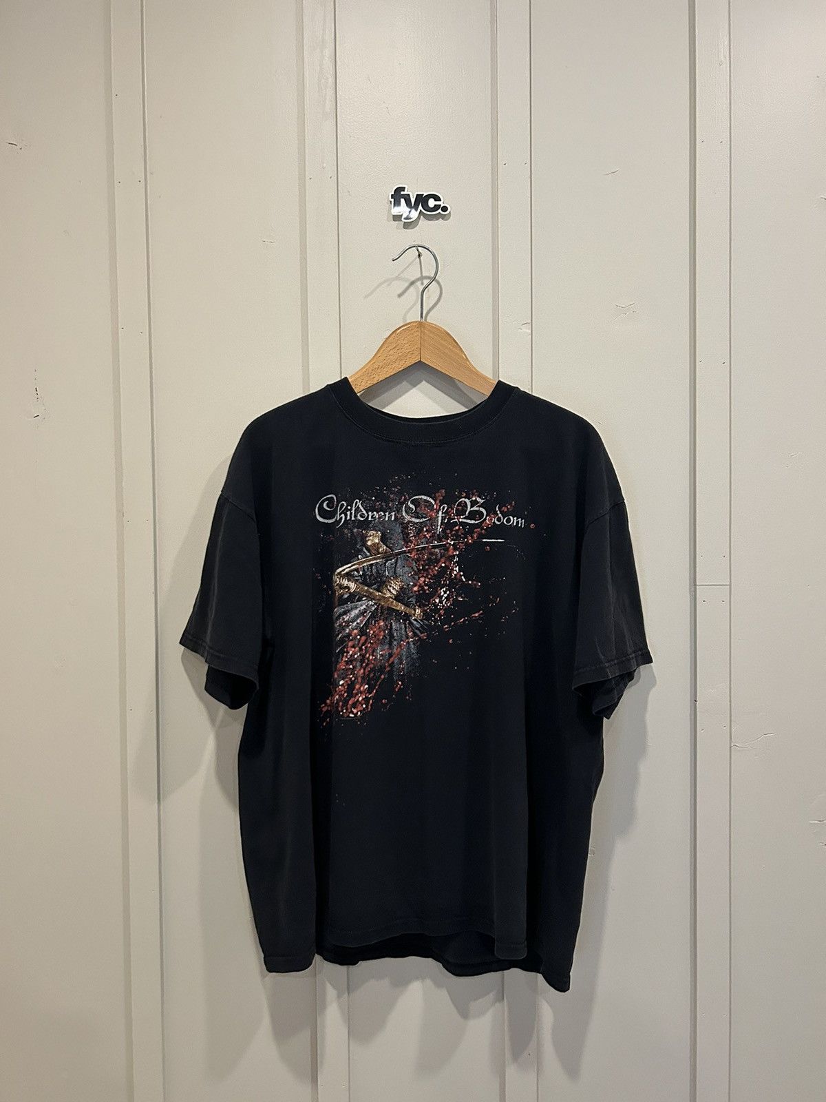 Band Tees × Vintage Vintage 2008 Children of Bodom Blooddrunk North America Tour Size US L / EU 52-54 / 3 - 1 Thumbnail