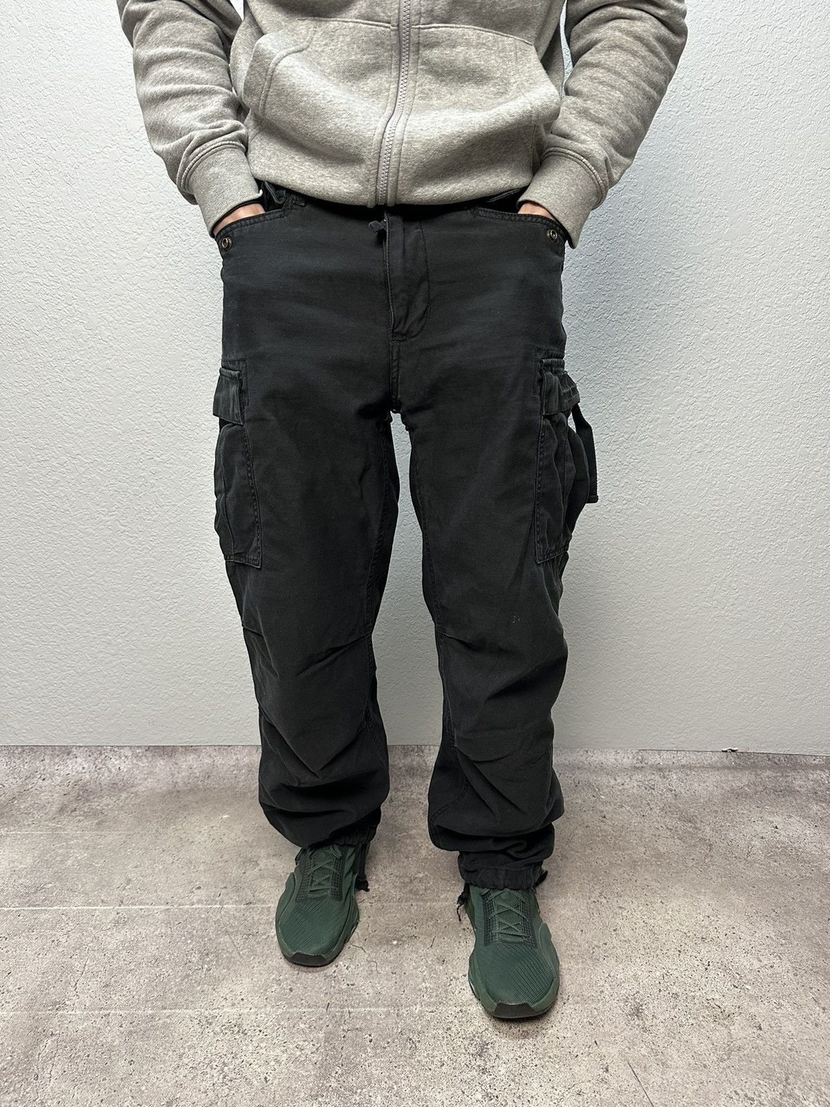 Vintage × West Coast Choppers Vintage West Choppers Cargo Pants Black Archival Y2K Size US 32 / EU 48 - 1 Thumbnail