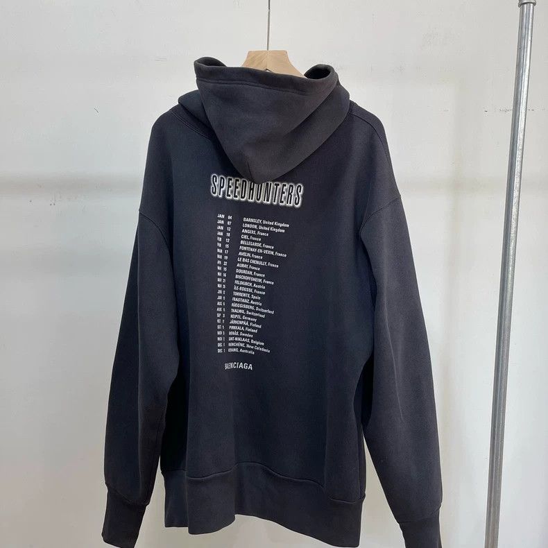 Balenciaga Balenciaga Band hoodie speed huters black Size US XS / EU 42 / 0 - 2 Thumbnail