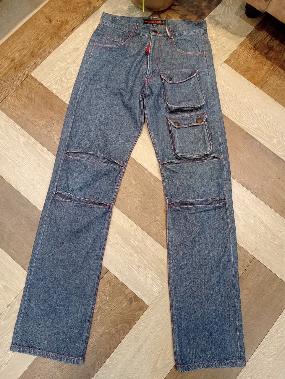 291295=Homme 291295 HOMME JAPAN 7 POCKET DENIM JEANS - SIZE 1 BLUE Size US 29 - 3 Thumbnail