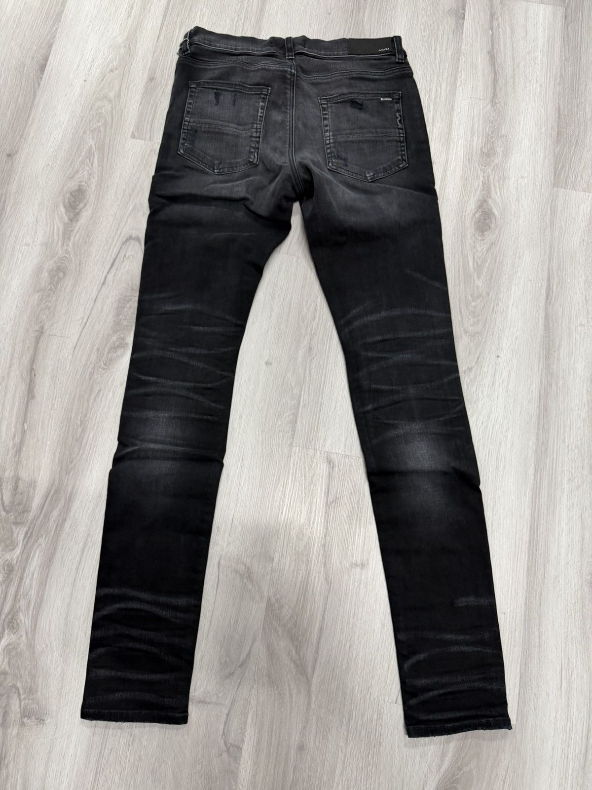 Amiri Thrasher Plus Aged Black Jeans