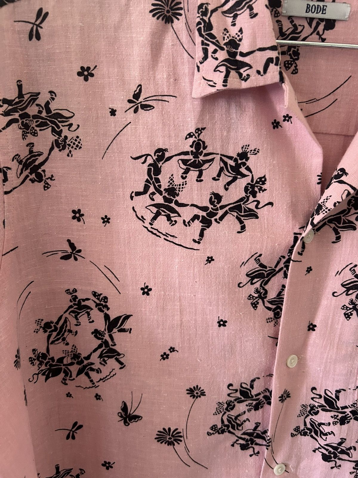 Bode Bode 1of1 Dancing Scene Shirt (sz L/XL) Size US L / EU 52-54 / 3 - 4 Thumbnail