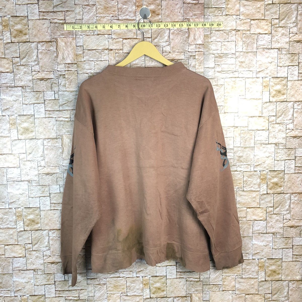 Japanese Brand × Vintage Japanese Brand art vintage Brown Sweatshirt #A711 Size US L / EU 52-54 / 3 - 14 Thumbnail