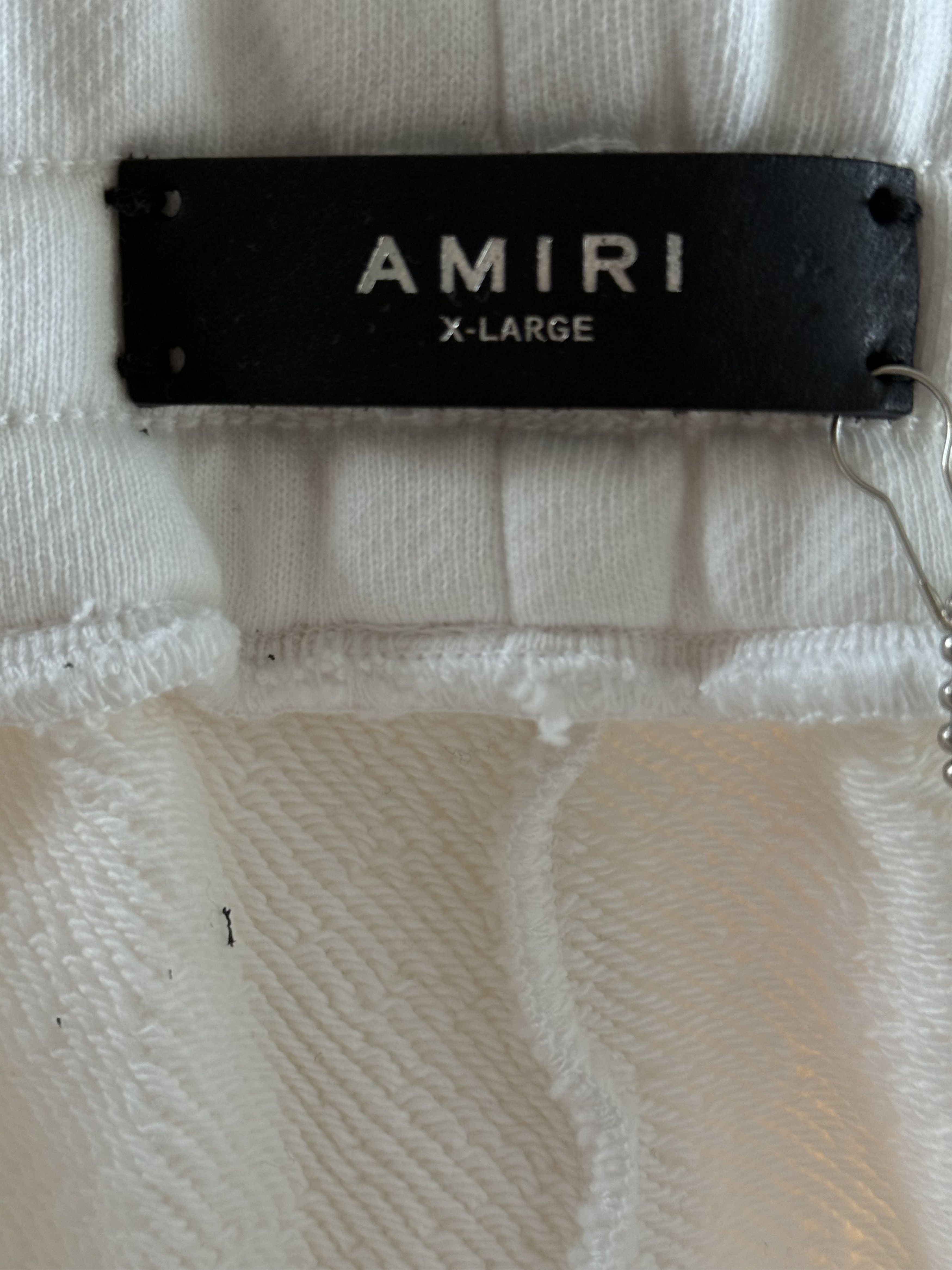 Amiri Amiri White & Red Paisley Star Logo Sweatpants Size US 32 / EU 48 - 3 Thumbnail