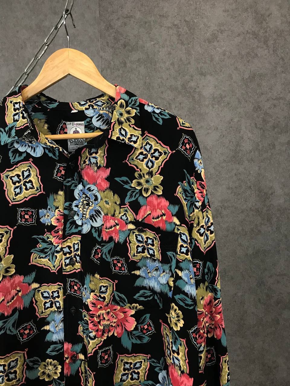 Vintage Art crazy Hawaiian vintage shirt Size US XL / EU 56 / 4 - 2 Thumbnail
