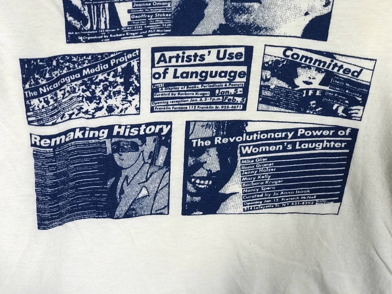 Barbara Kruger × Vintage Vintage art The Nicaragua Media Project Museum Size US L / EU 52-54 / 3 - 4 Thumbnail