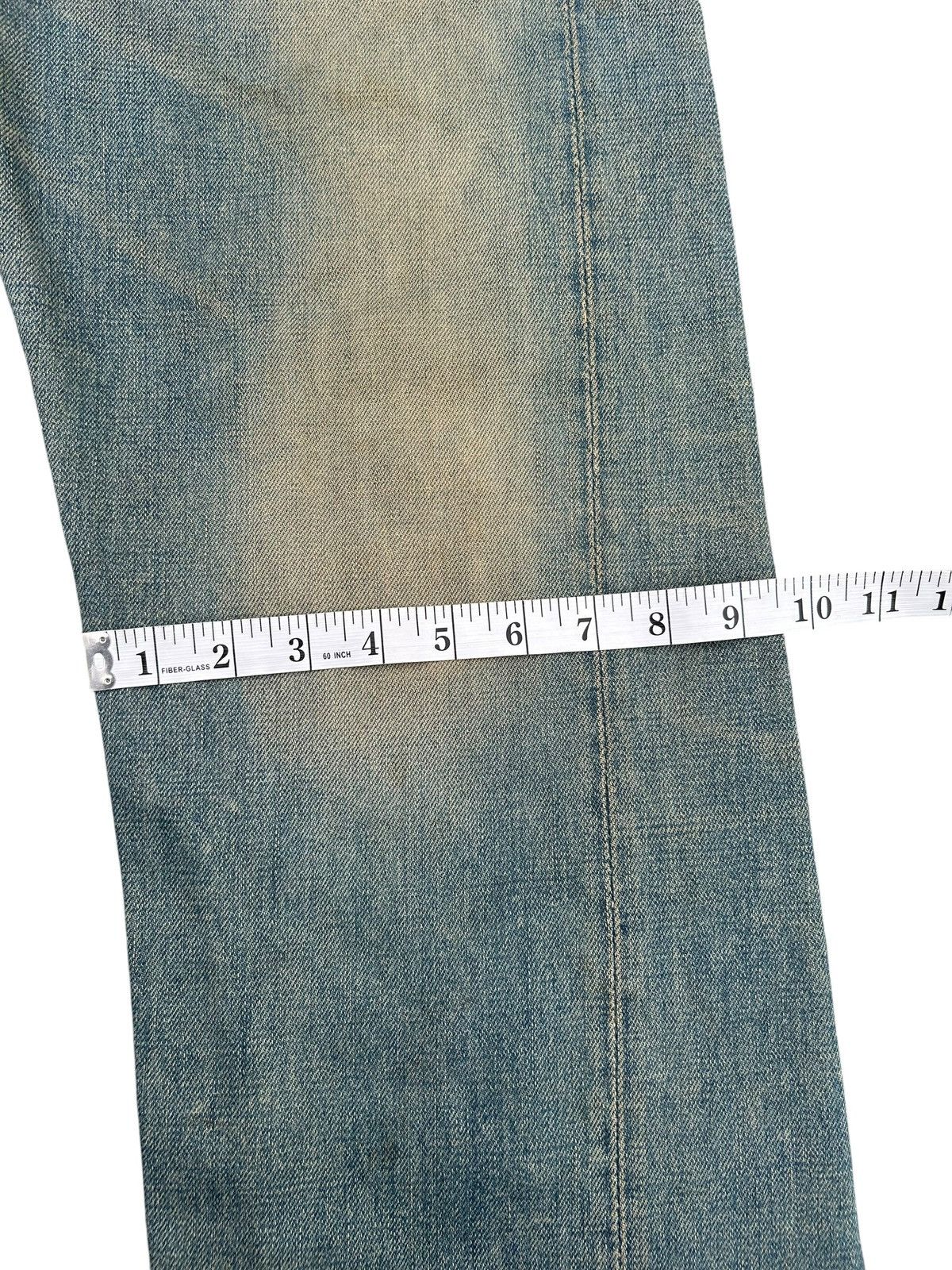 Kapital Buckle Back Vintage Levis Big E Selvedge Rusty Denim Jeans Size US 32 / EU 48 - 23 Thumbnail