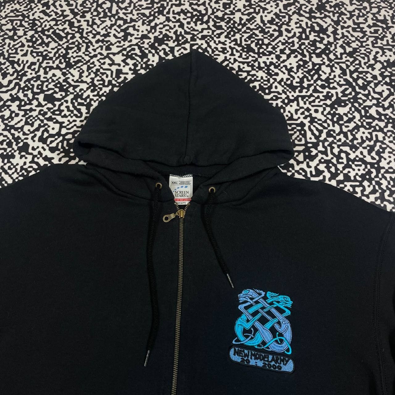 Band Tees Vintage 2000 New Model Army Band Rock Zip Hoodie Size US XXL / EU 58 / 5 - 4 Thumbnail