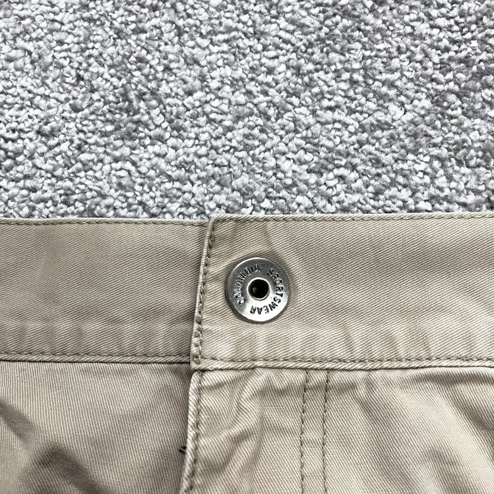 Vintage VINTAGE Columbia Cargo Pants Men 38 Brown Cotton Straight Leg Flat Front Casual Workwear Size US 38 / EU 54 - 3 Thumbnail