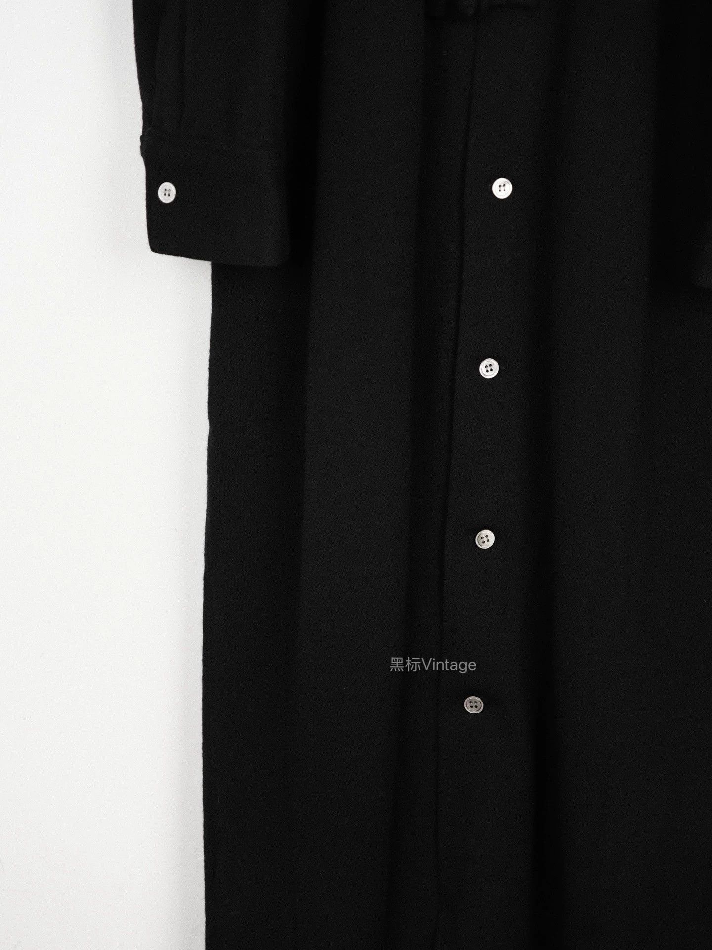 Yohji Yamamoto Yohji 96AW Archive Mandarin Frog Button Long Shirt Size US M / EU 48-50 / 2 - 5 Thumbnail