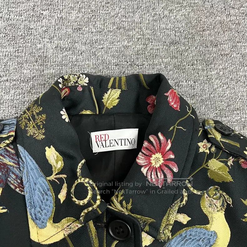 Valentino Valentino Heavy embroidery floral coat Size M / US 6-8 / IT 42-44 - 5 Thumbnail