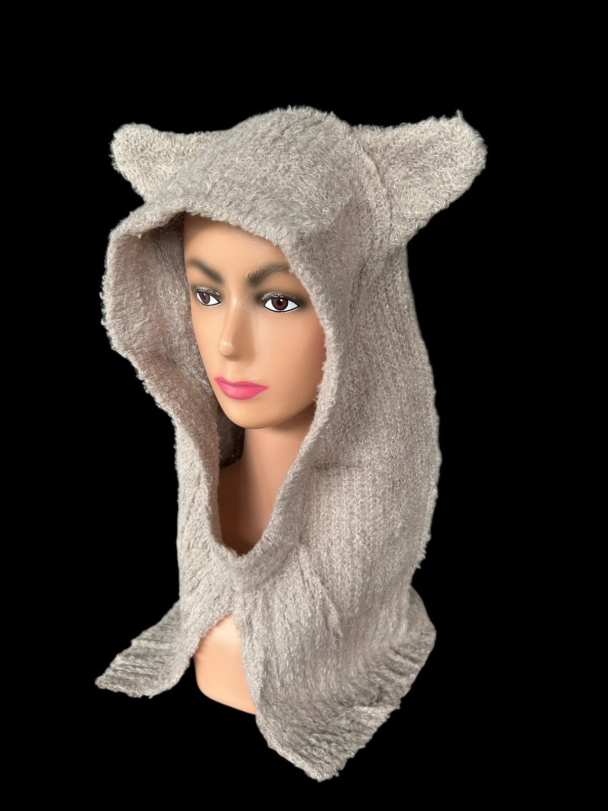 Kapital Balaclava Bunny Devil hairy big Beanie Rare Size ONE SIZE - 2 Thumbnail