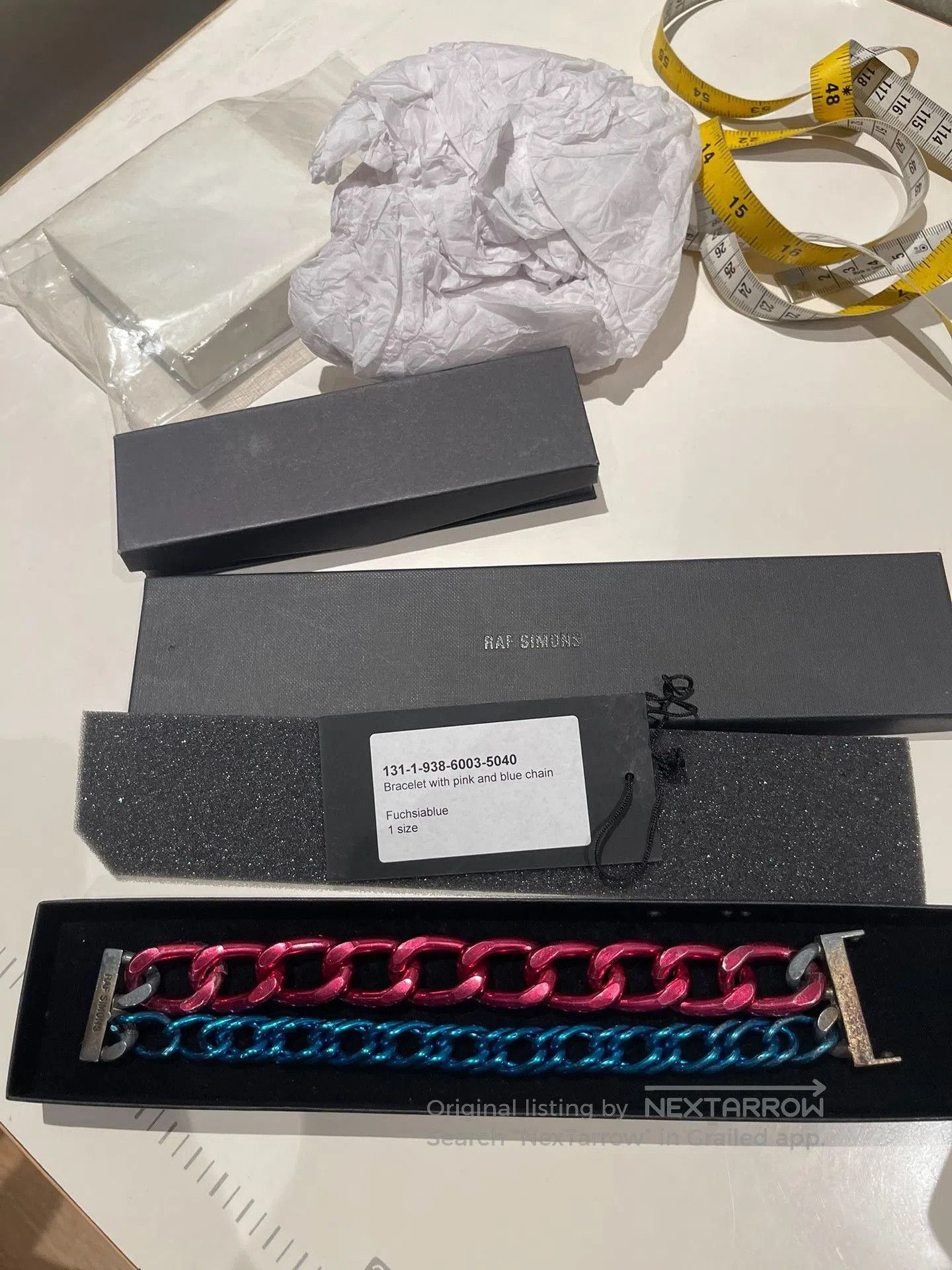 Raf Simons Raf Simons 13ss Double Lock Bracelet. Size ONE SIZE - 2 Thumbnail