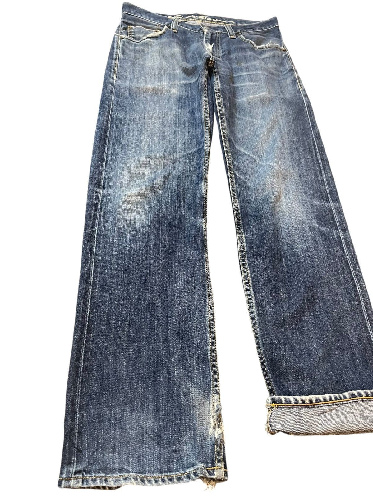 Eddie Bauer Vintage Eddie Bauer Selvedge Grunge Denim Size US 30 / EU 46 - 3 Thumbnail