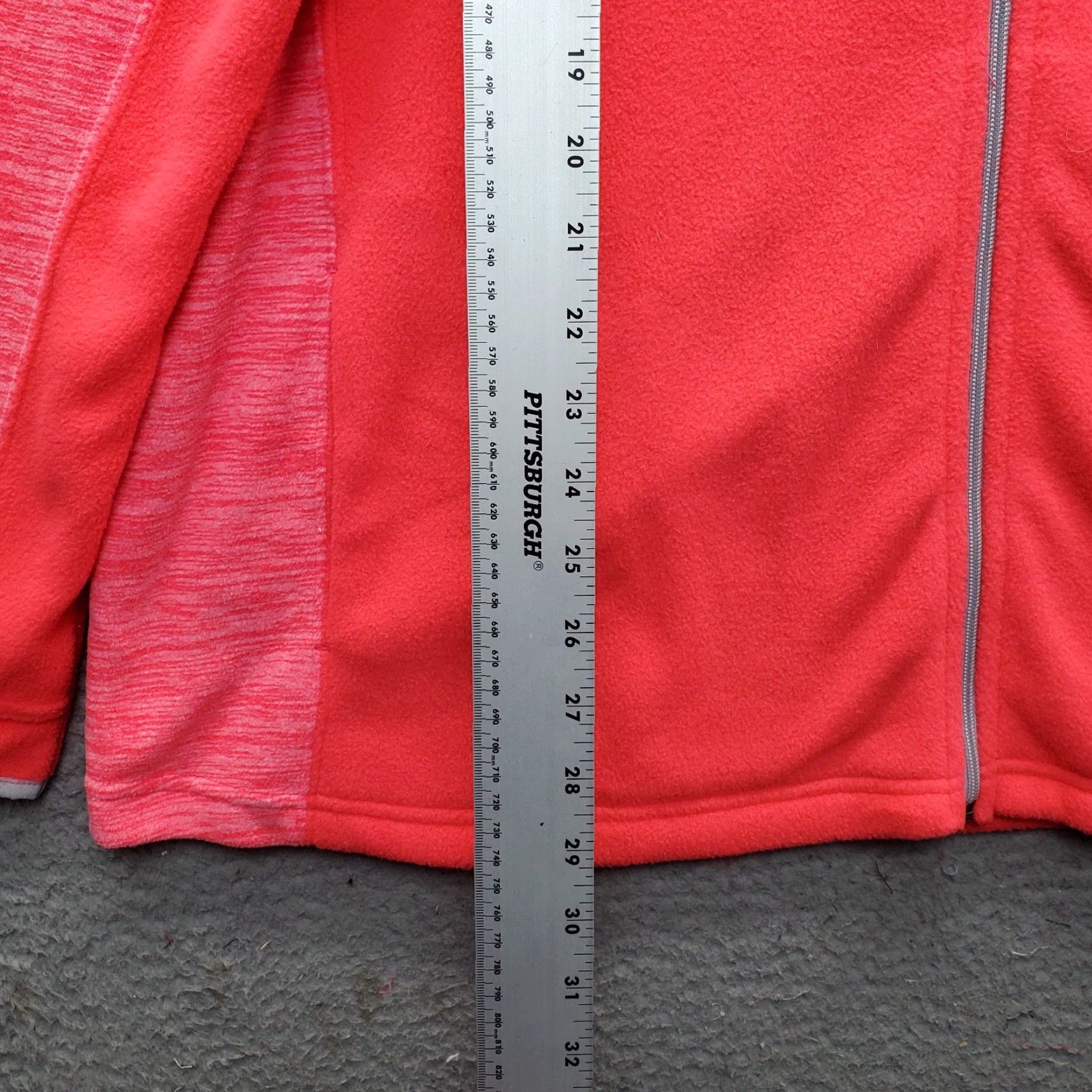 Tek Gear Tek Gear Fleece Activewear Jacket Womens 3X Pink Long Sleeve Mock Neck Full Zip Shirt Womens 3X Pink Size XXL / US 16-18 / IT 52-54 - 3 Thumbnail