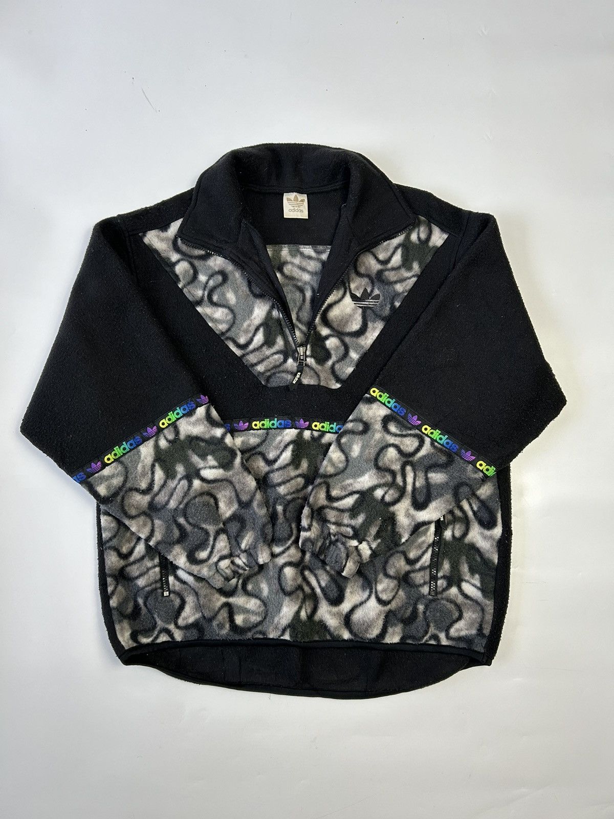 Adidas × Vintage VINTAGE 90s ADIDAS PULL OVER SWEATSHIRT Size US M / EU 48-50 / 2 - 2 Thumbnail