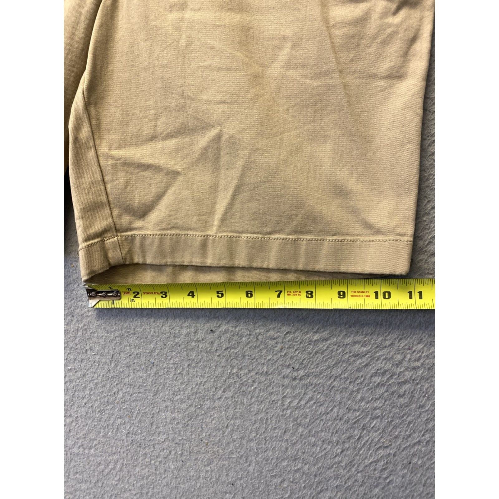 J.Crew VINTAGE J.CREW Mens Shorts 34 Khaki Chino Casual Travel Workwear Cotton Flat Front Size US 34 / EU 50 - 7 Thumbnail