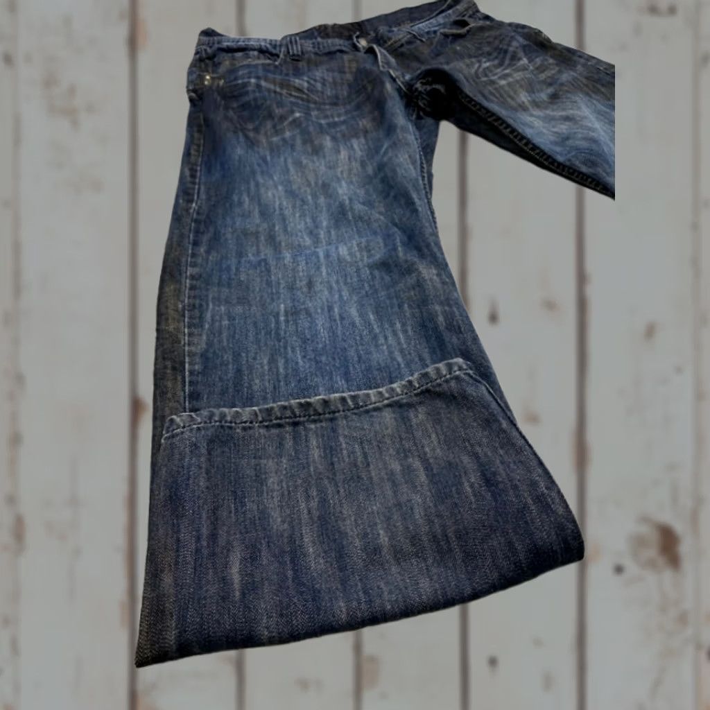 Our Legacy Legacy Jeans Mens 38x32 Blue Denim Straight Leg Relaxed Distressed Category: Jeans, Brand: Legacy Size US 38 / EU 54 - 1 Thumbnail