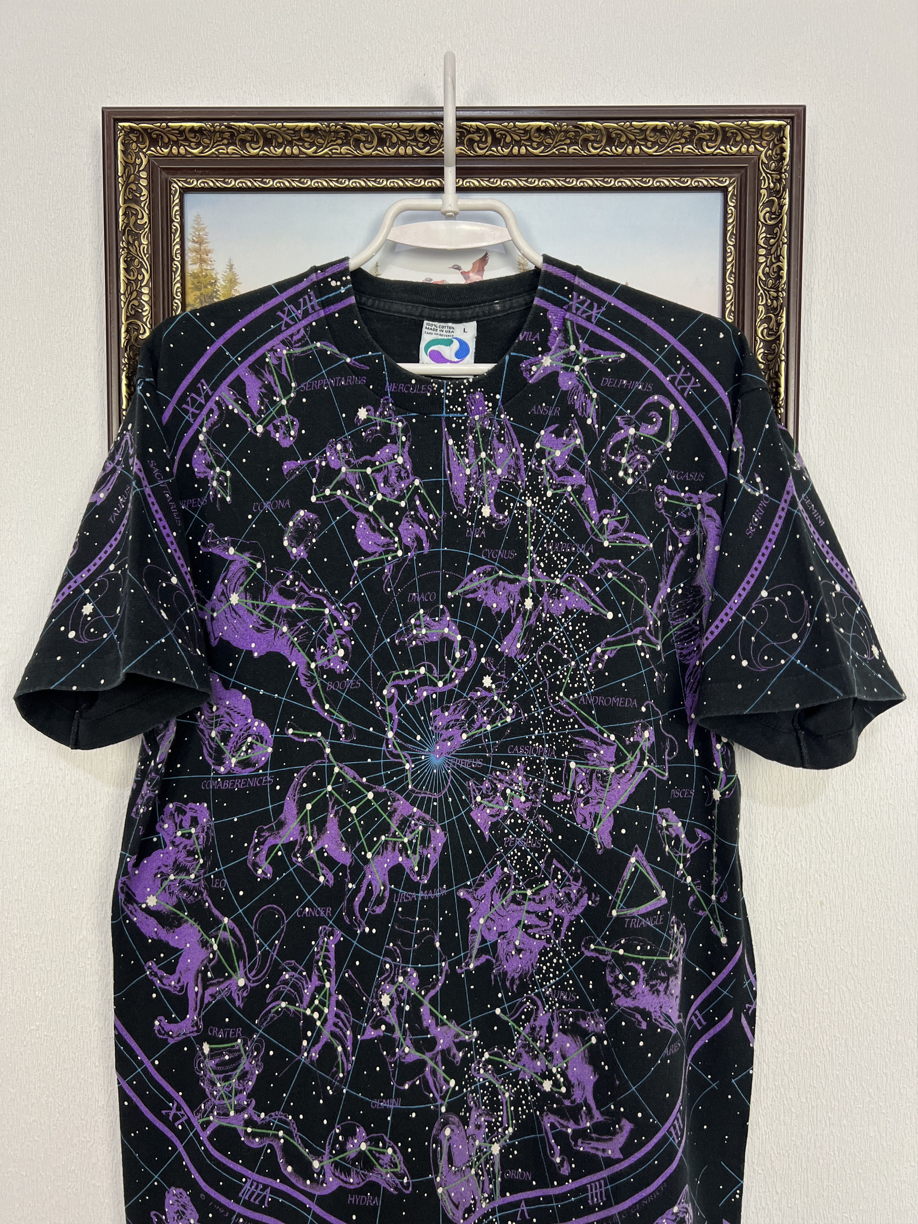 Liquid Blue Vintage 90's Liquid Blue Hemisphere Boreal Astrology Shirt Size US L / EU 52-54 / 3 - 2 Thumbnail