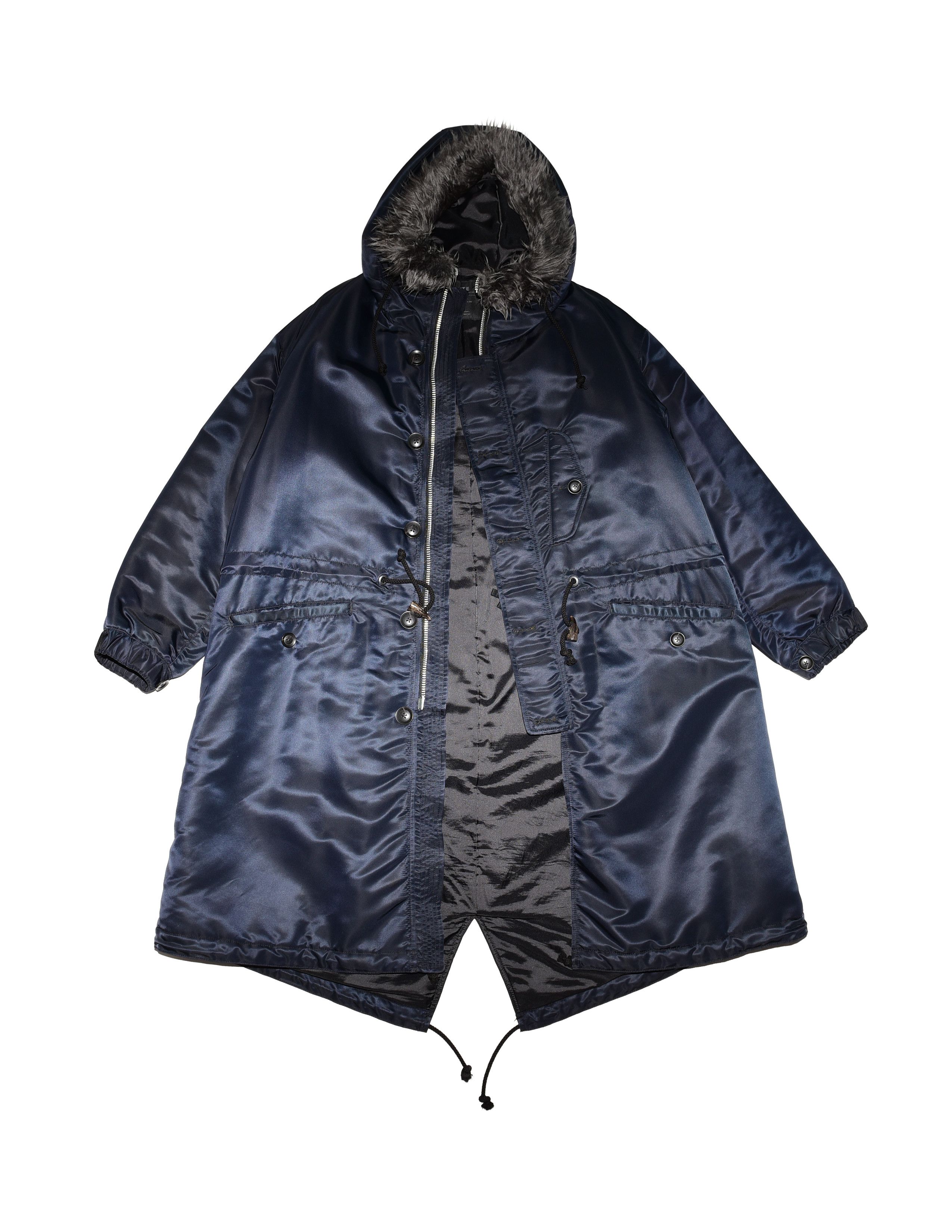 Yohji Yamamoto Yohji Yamamoto M-51 Nylon Twill Big Mod Parka Size US XXL / EU 58 / 5 - 2 Thumbnail