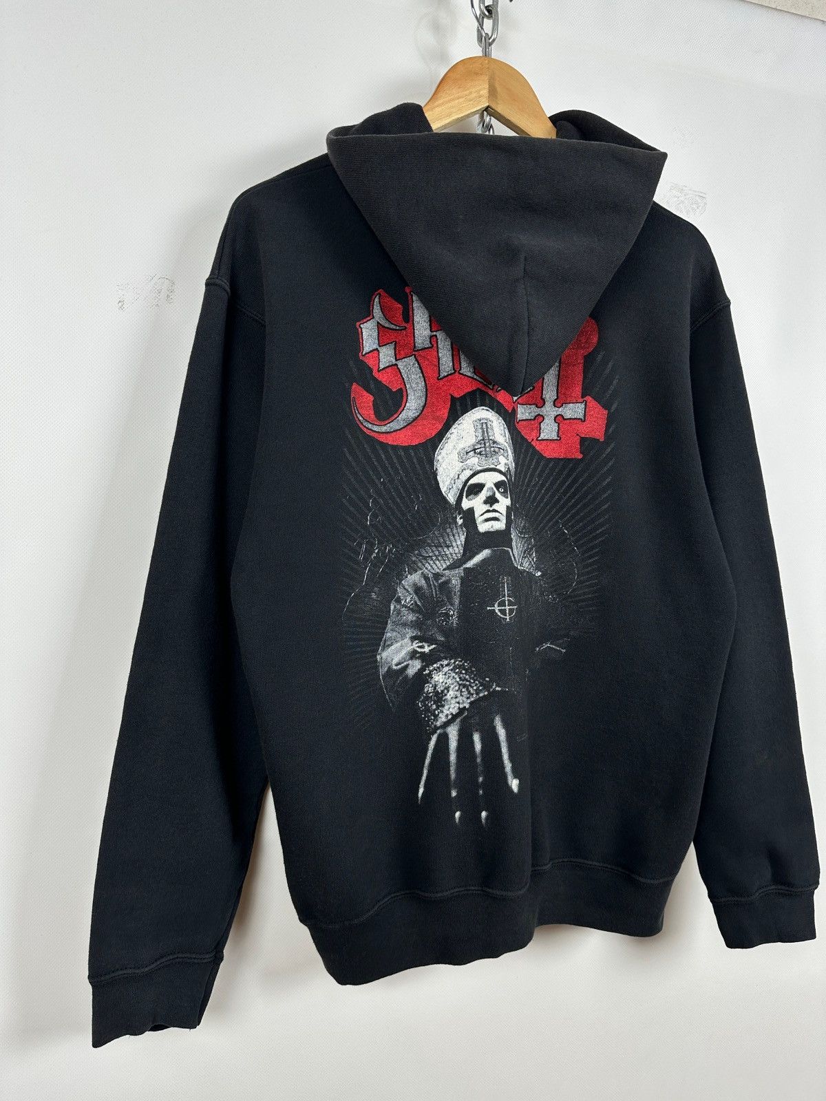 Band Tees Vintage Ghost Papa Emeritus Faded Black Zip Up Band Hoodie Size US M / EU 48-50 / 2 - 3 Thumbnail