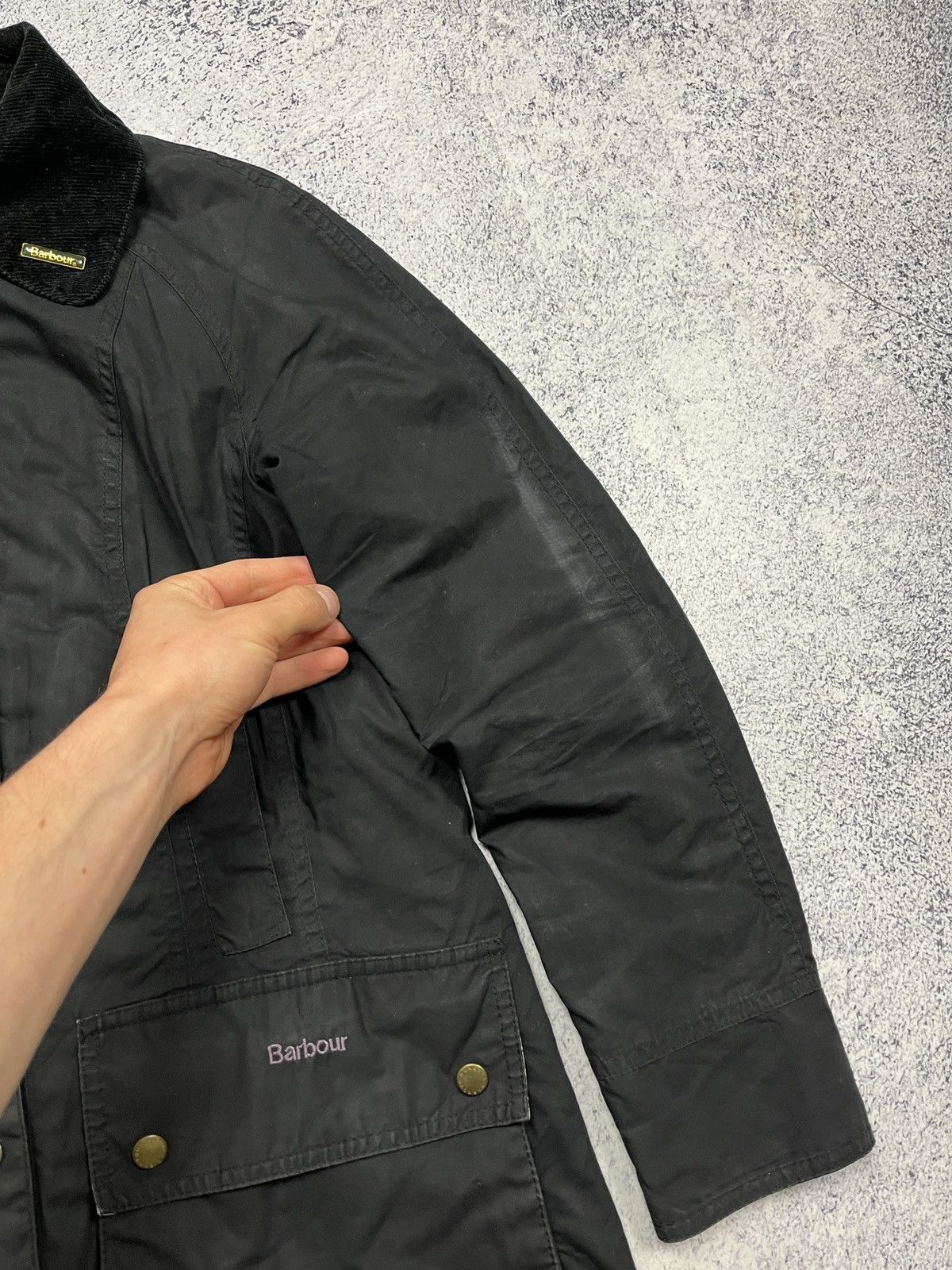 Barbour Vintage Barbour Print Beadnell Waxed Jacket Size UK 10 Rare Size M / US 6-8 / IT 42-44 - 6 Thumbnail