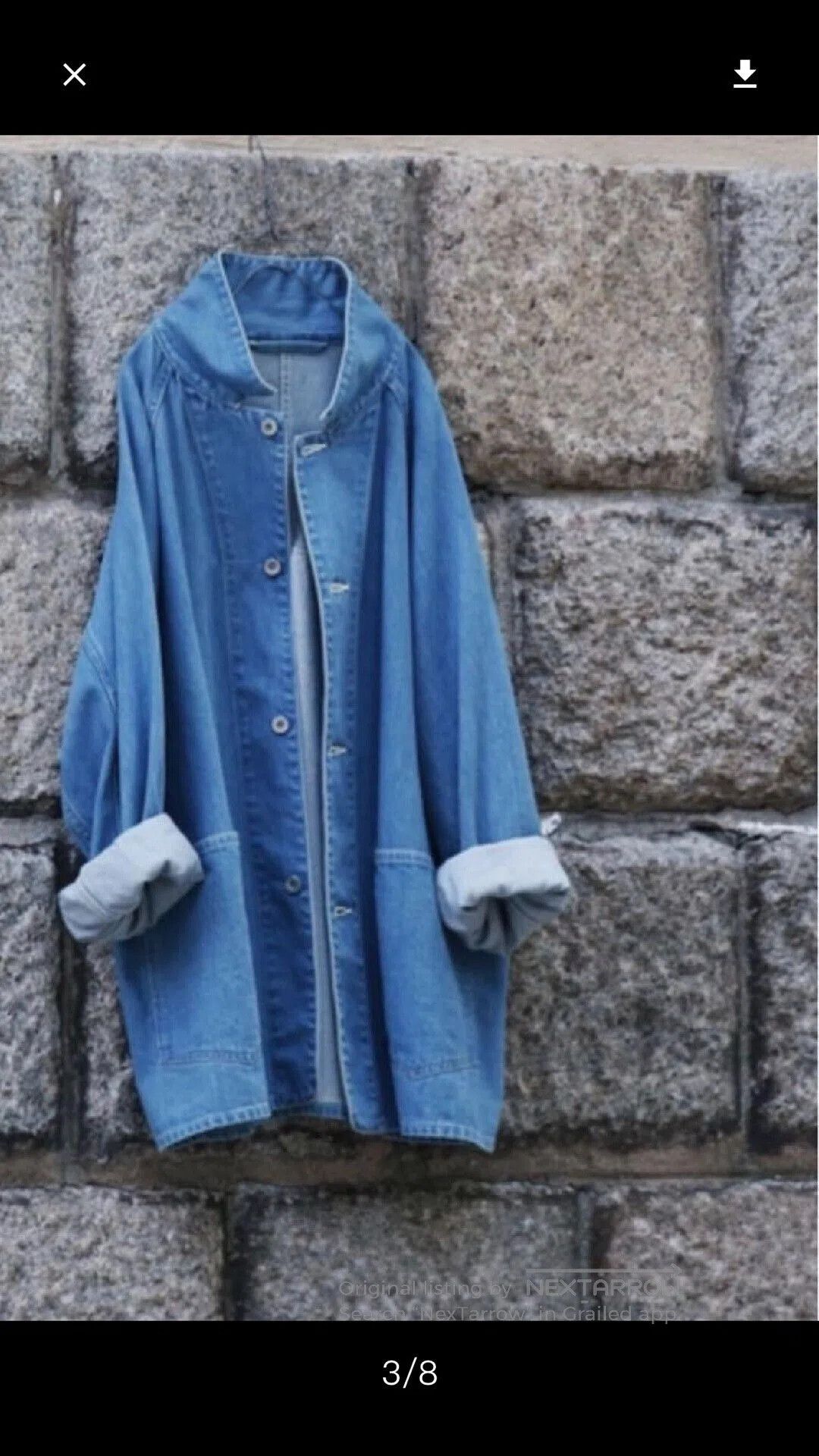 Nanamica Nanamica Indigo Bleach Denim Jacket. Size US L / EU 52-54 / 3 - 4 Thumbnail