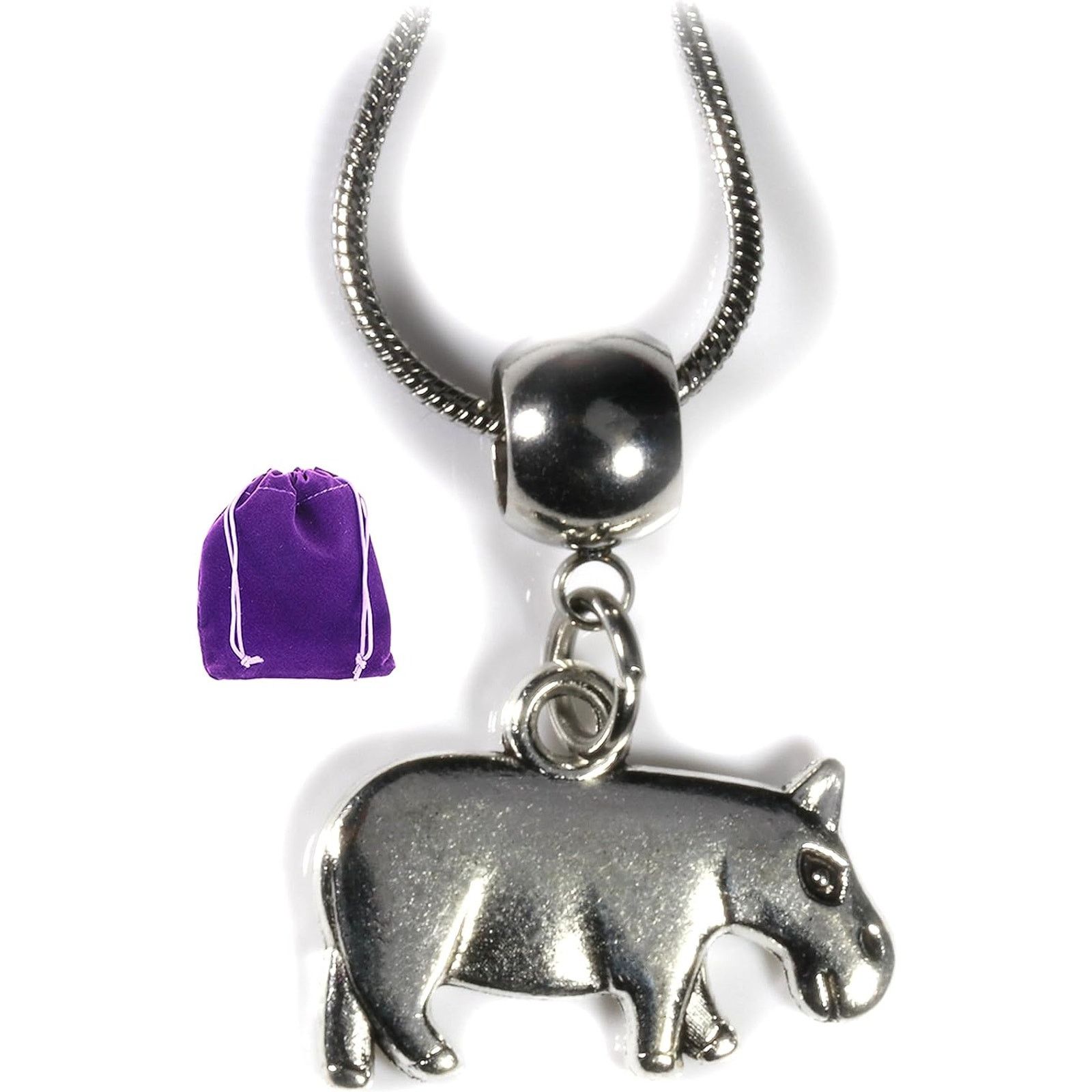 & Other Stories Hippo Necklace - A Great Animal Necklace Hippopotamus Size ONE SIZE - 1 Thumbnail