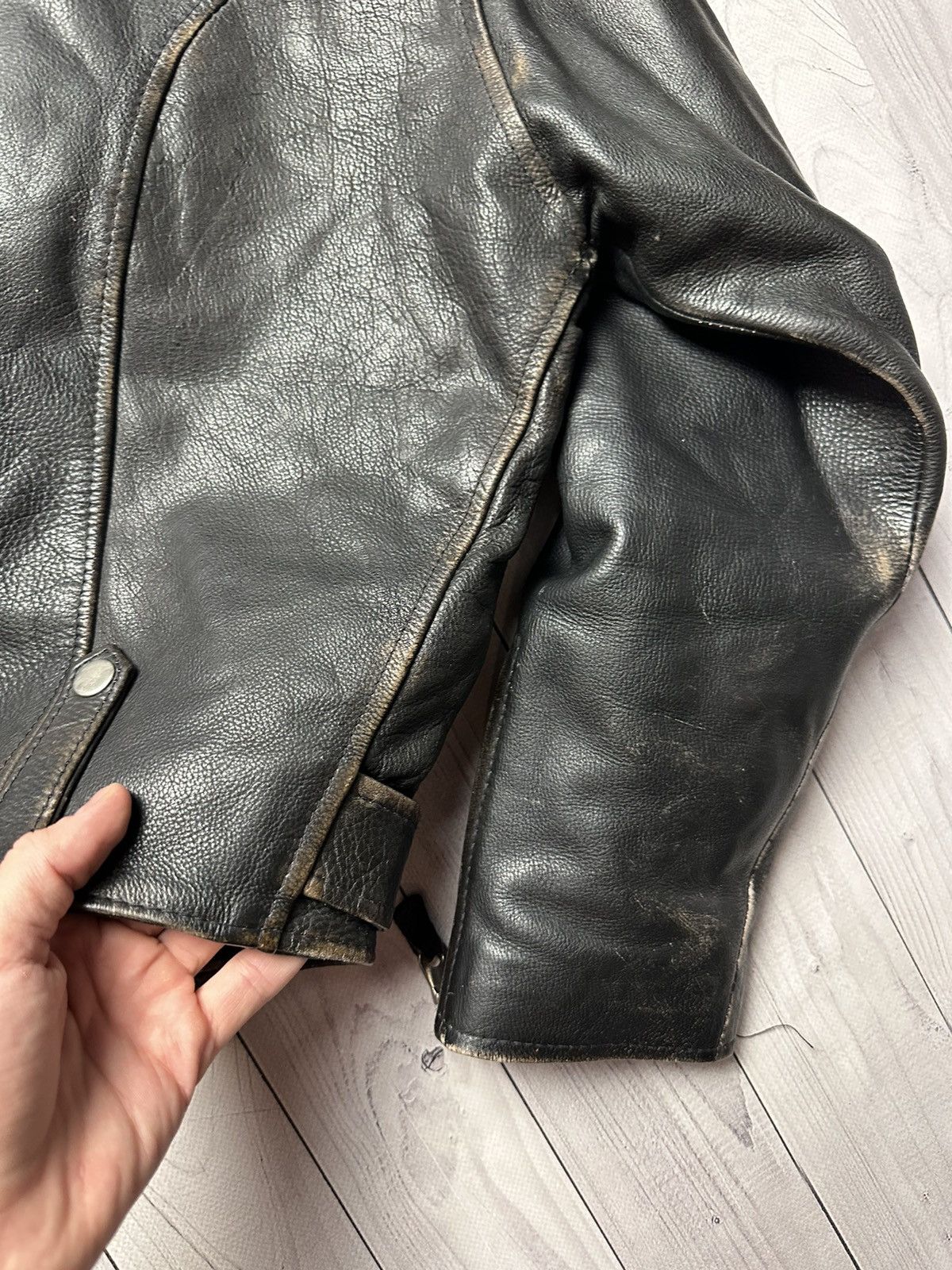 Other Vintage natural leather jacket women’s S/M brown fade rare Size M / US 6-8 / IT 42-44 - 11 Thumbnail