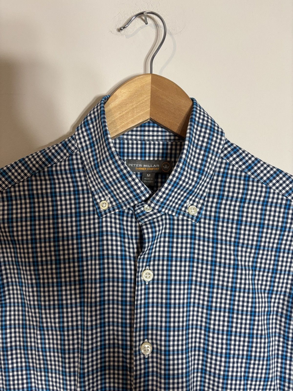Peter Millar Peter Millar Summer Comfort Button Down Shirt Medium Size US M / EU 48-50 / 2 - 1 Thumbnail