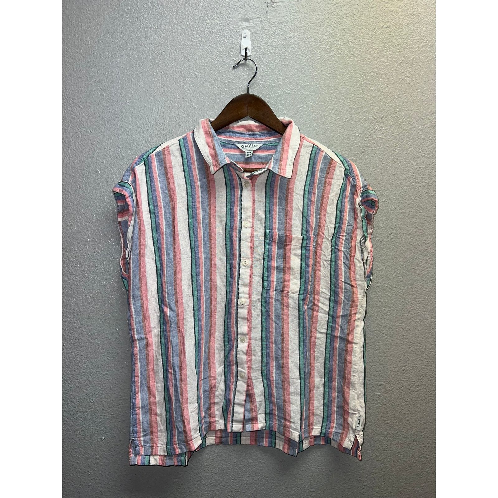 Orvis Womens Orvis Classic Collection Shirt Top Button Down M Size M / US 6-8 / IT 42-44 - 1 Thumbnail