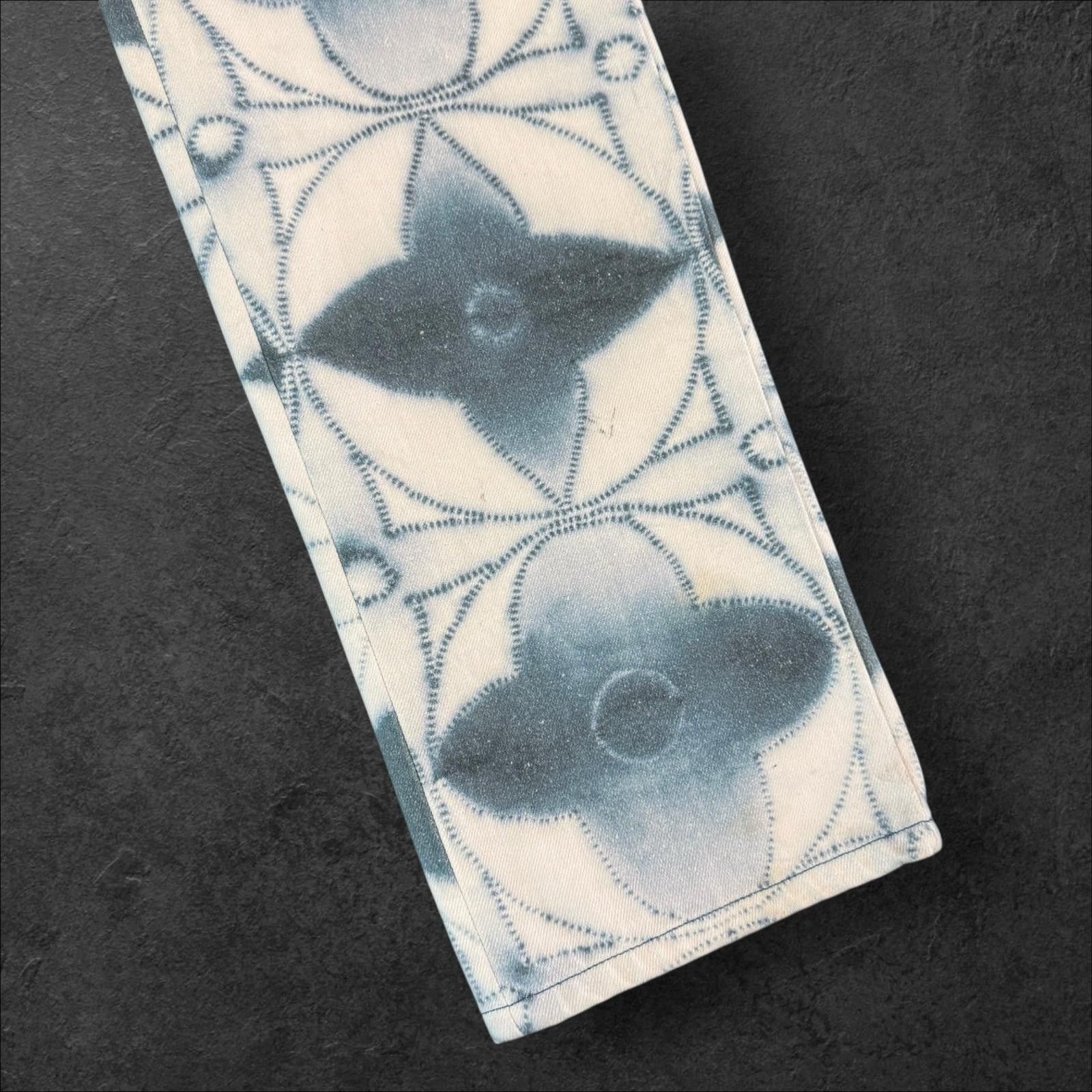Louis Vuitton Louis Vuitton Monogram Shibori Printed Denim 36 Size US 36 / EU 52 - 3 Thumbnail