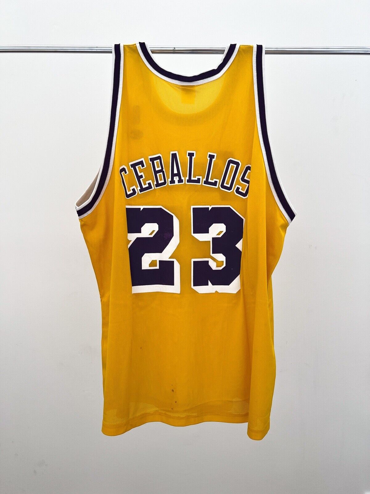 Champion Cedric Ceballos - LA Lakers - Champion NBA Vintage Jersey Size US XL / EU 56 / 4 - 2 Thumbnail