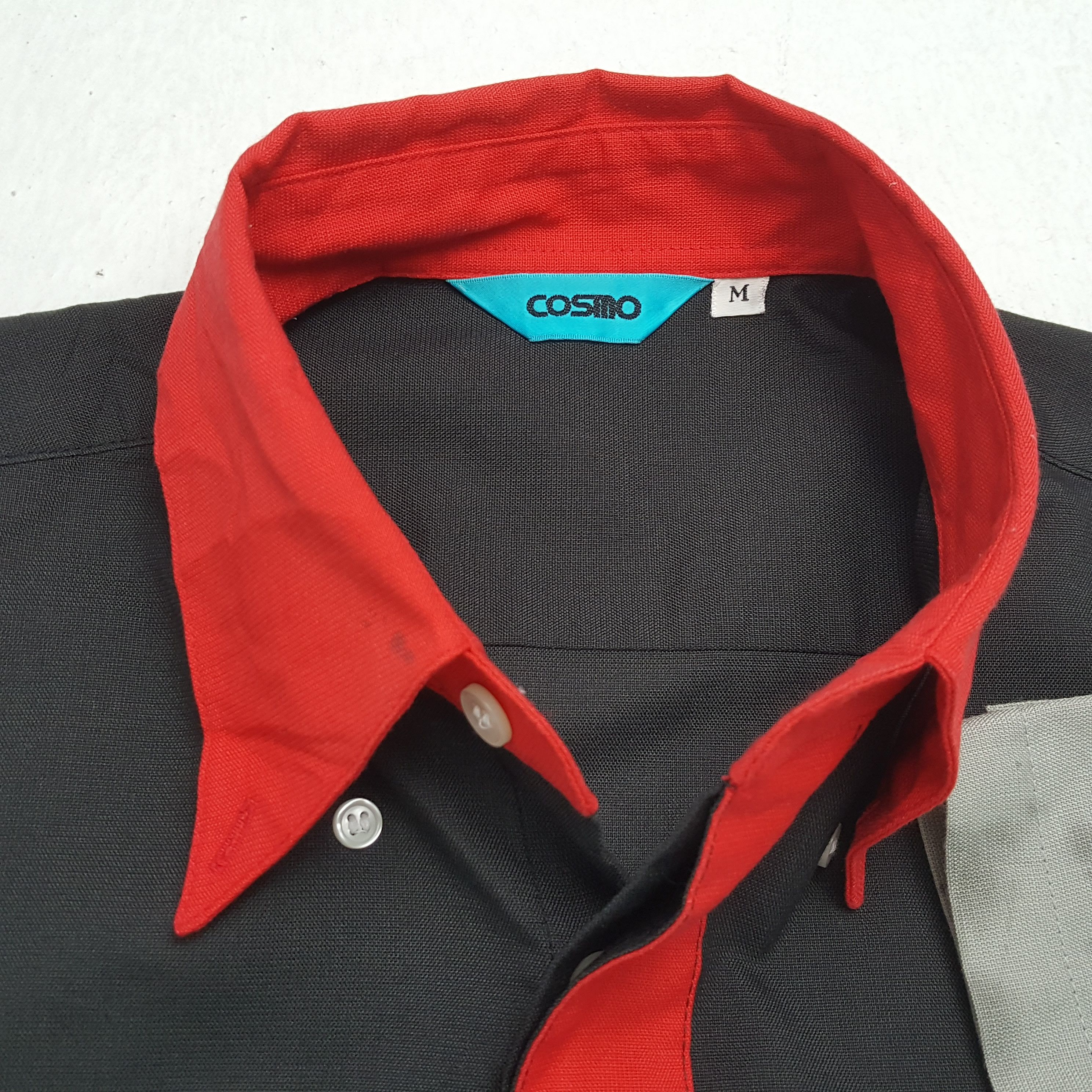 Japanese Brand × Vintage Vintage COSMO Japanese Racing Team Shirt Jacket Size US M / EU 48-50 / 2 - 8 Thumbnail