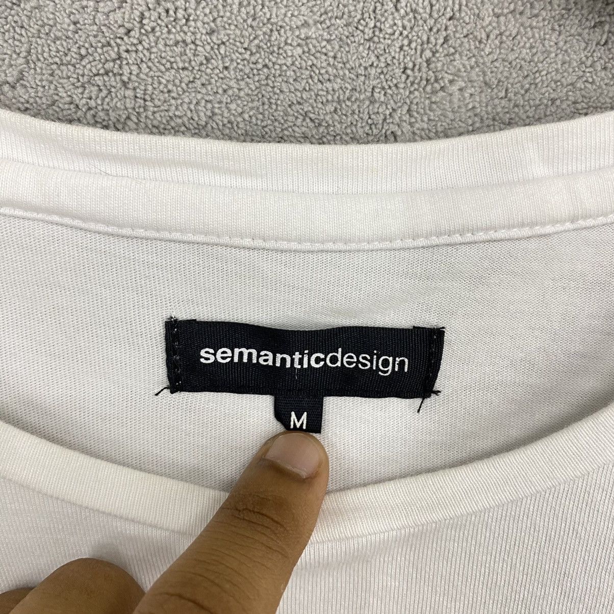 semanticdesign RARE🔥Semantics Design Punk Zip Up White Tee Size US M / EU 48-50 / 2 - 7 Thumbnail