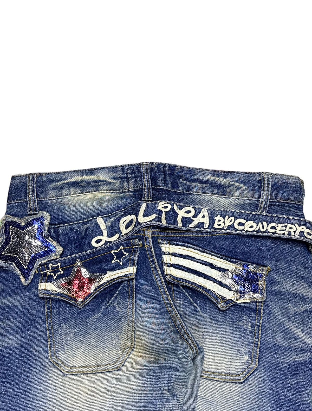 Hysteric Glamour × Japanese Brand Vintage Japanese Brand Mud Wash Distressed Flare Jeans Size 34" / US 12 / IT 48 - 9 Thumbnail