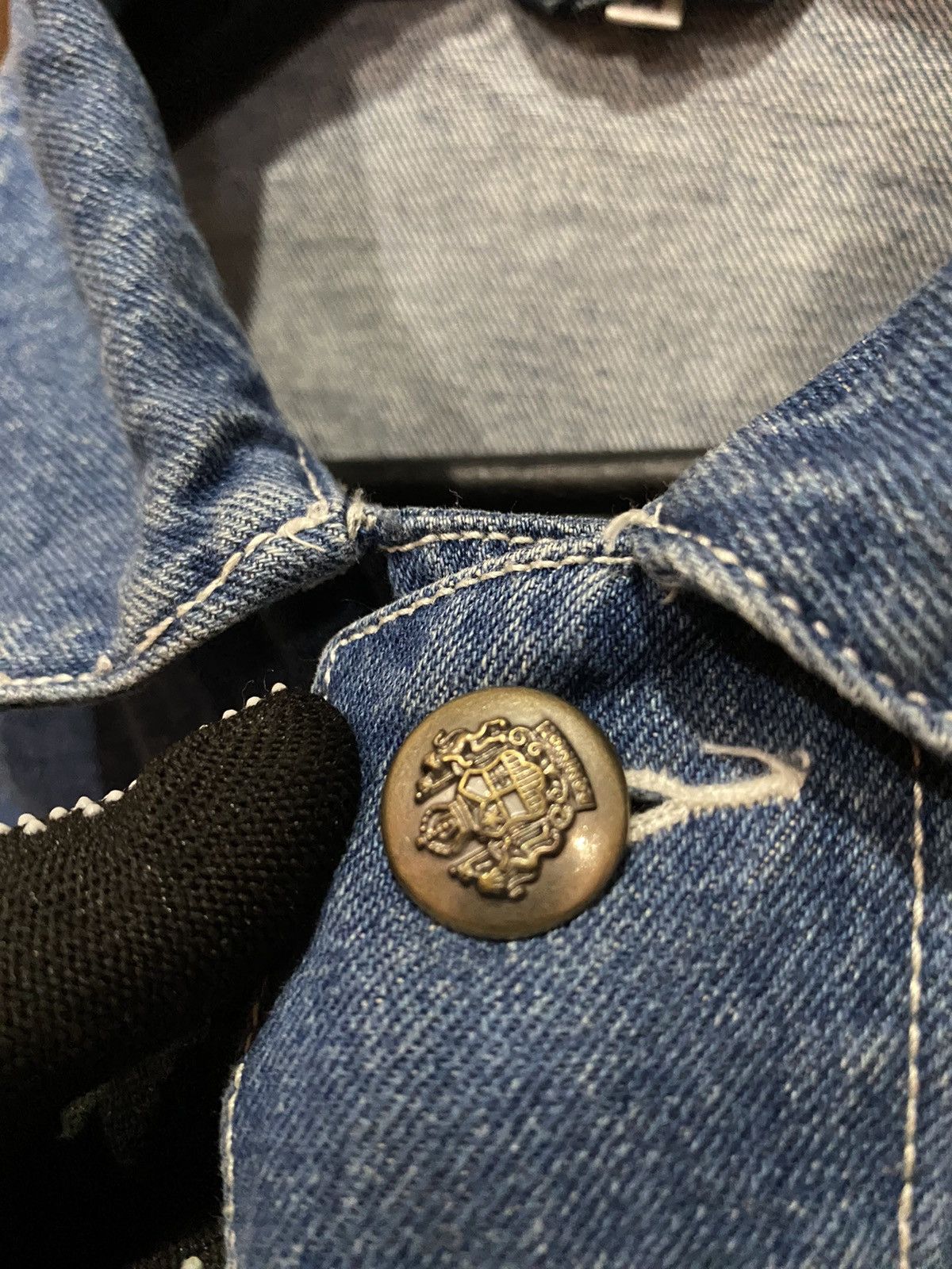 Other Vintage Japanese Denim Workwear Jacket - Embossed Button Size US M / EU 48-50 / 2 - 5 Thumbnail