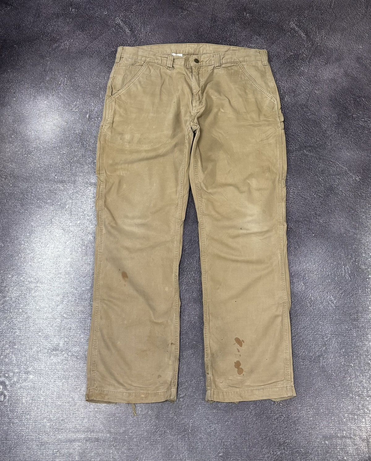 Carhartt Vintage Carhartt Carpenter Relaxed Fit Hype Baggy Pants Size US 38 / EU 54 - 2 Thumbnail